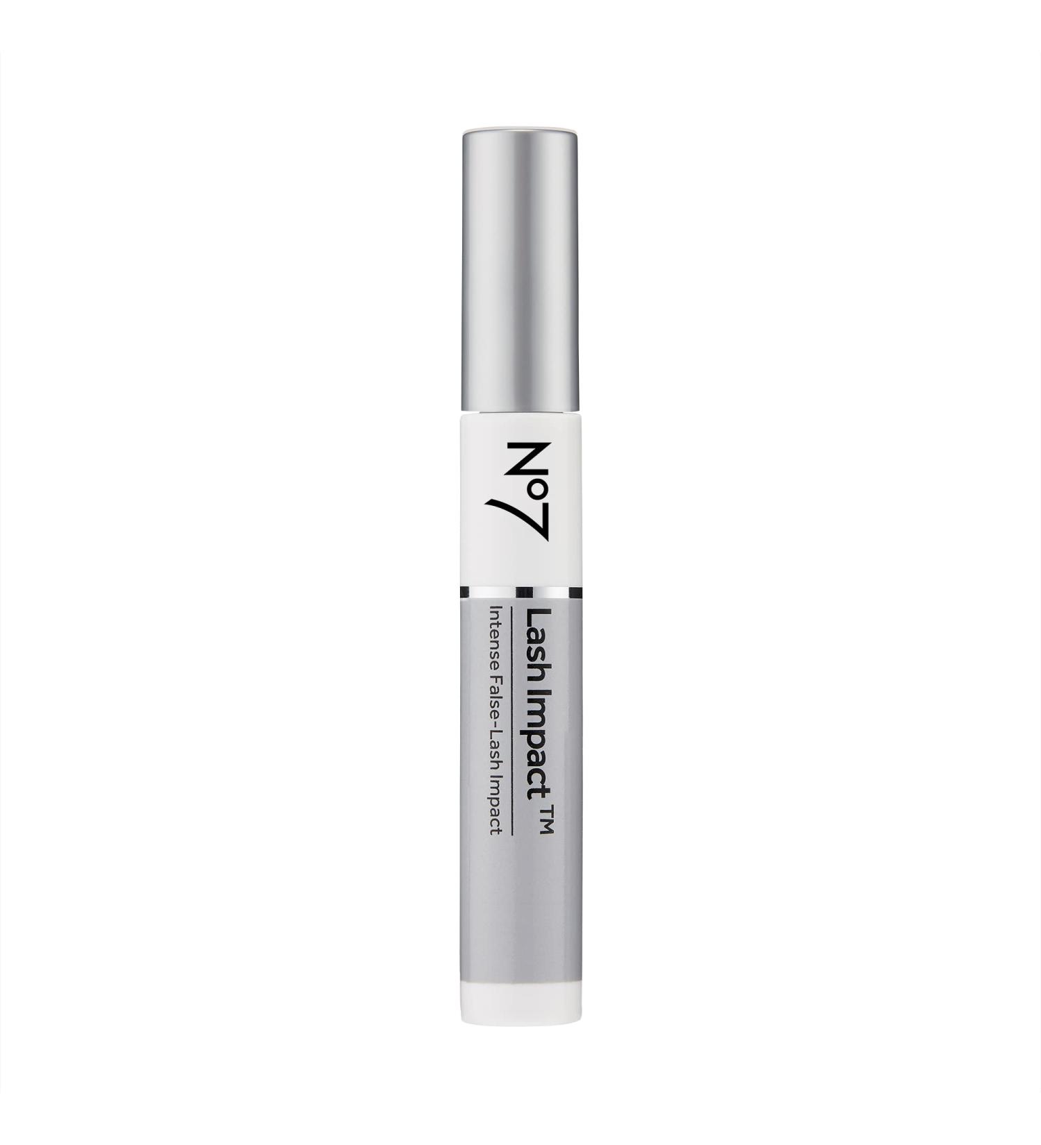 No7 Lash Impact Mascara - Black Volumizing Formula - Smudge-Free, Lengthening Lashes - Oversized Cone Brush Applicator - 7ml - Buy Online on GoSupps.com