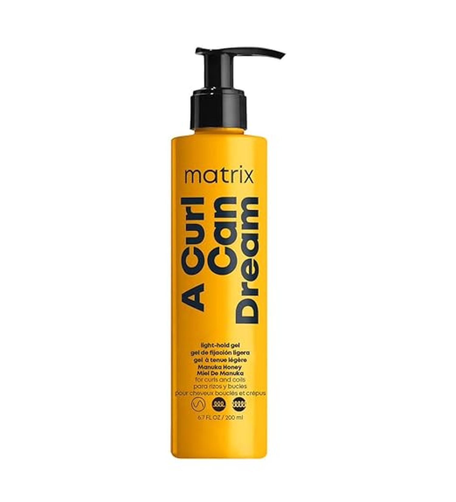 Matrix A Curl Can Dream Light Hold Gel | Defines Curls Without Flaking or Crunch | For Curly Coily & Wavy Hair | Silicone Sulfate & Paraben Free | Salon Styling Gel | Control Frizz | 6.8 fl. oz. - Buy Online on GoSupps.com
