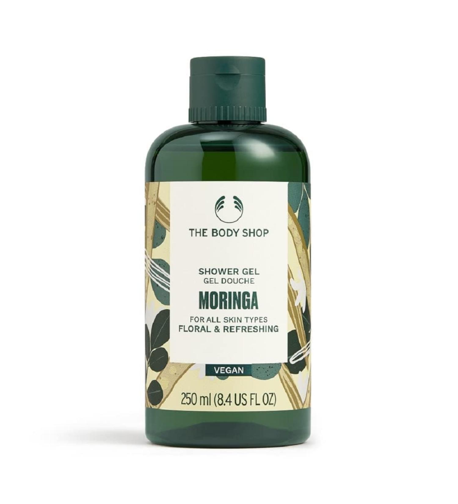 Moringa Shower Gel 250 ML - Vegan Cleanser for All Skin Types | The Body Shop - Buy Online on GoSupps.com