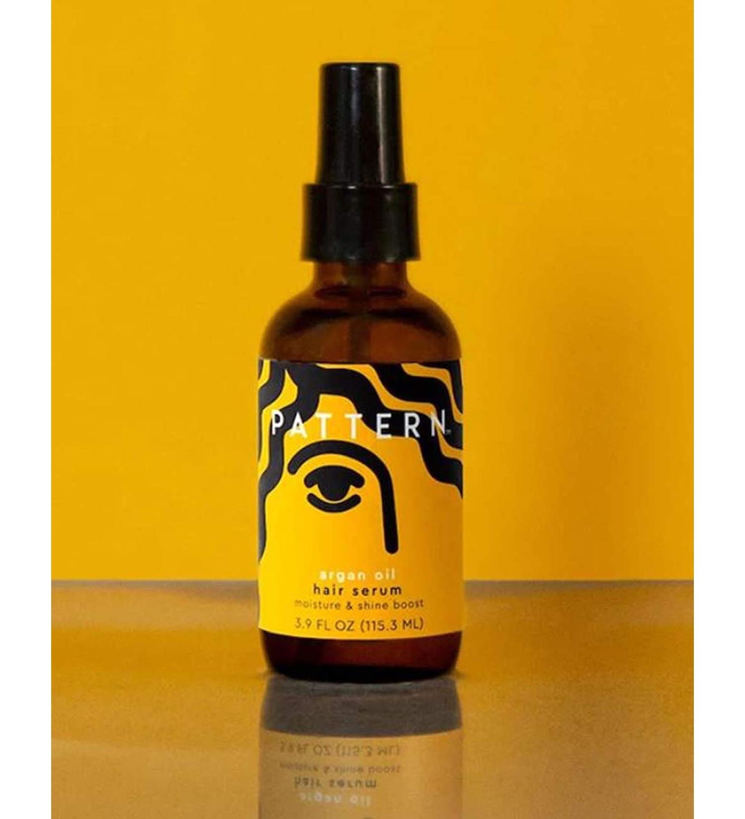 PATTERN Beauty Argan Oil Hair Serum 3.9 Fl. Oz! Argan Oil Hair Treatment! Argan Oil For Hair Moisture and Shine Boost! Stay Soft, Smooth & Protected Against Moisture-Loss! Hair Serum For Curly Hair!