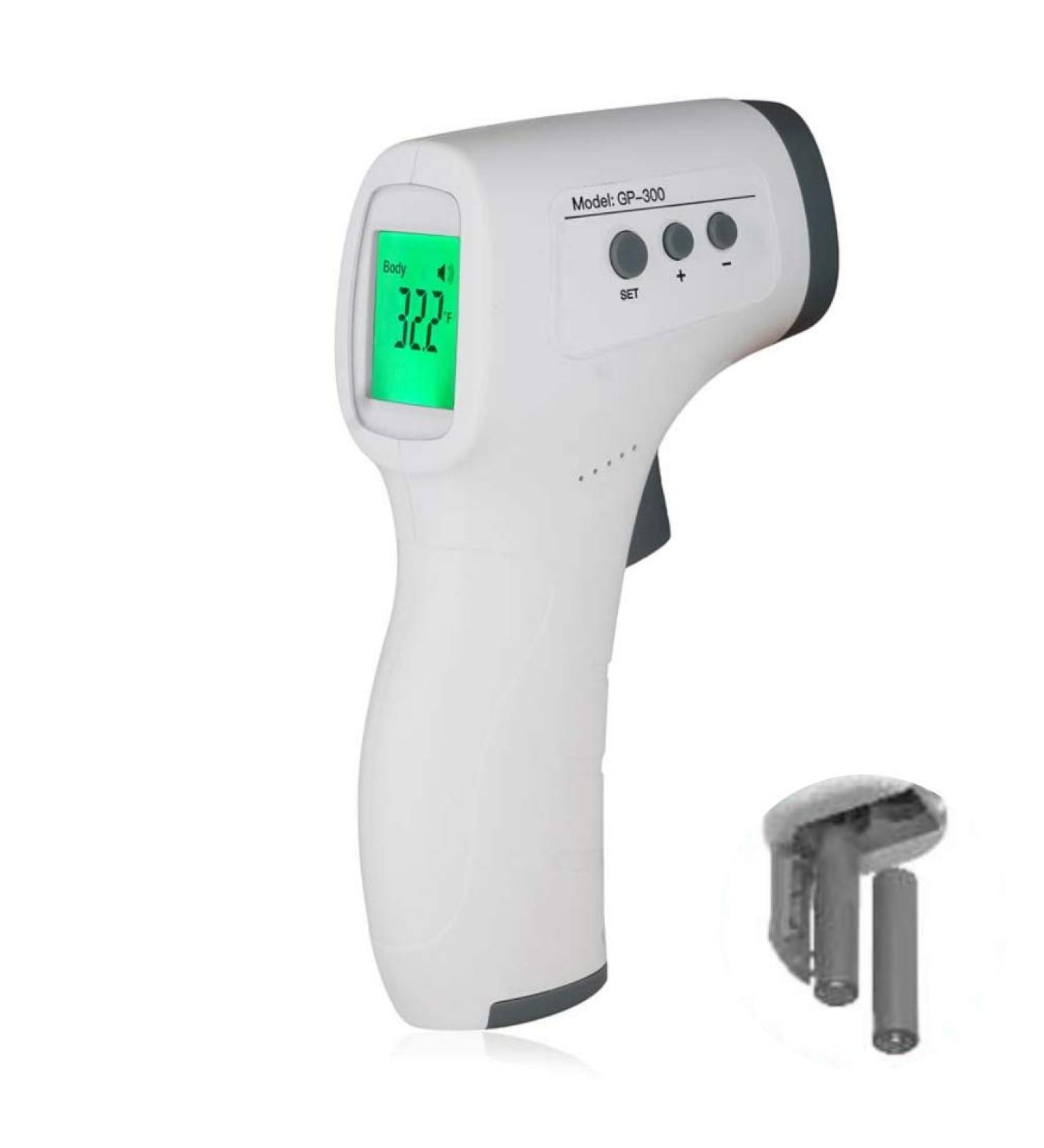 Medplus GP300 Thermoscanner - Contactless Infrared Thermometer for Newborns & Adults | Includes Batteries | Lightweight 120g | International Shipping - Buy Online on GoSupps.com