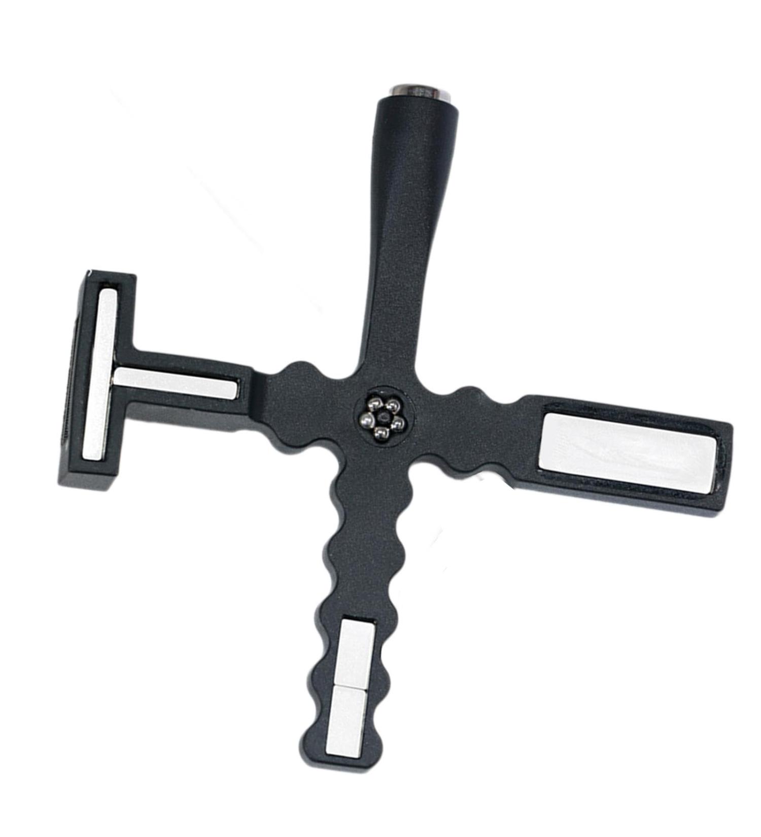 Sollee 5 in 1 Nail Magnet Tool | Multi-Function Magnet Stick - Nail Design Tools Professional Cat Eye Stick for Salon Manicure Black - Buy Online on GoSupps.com