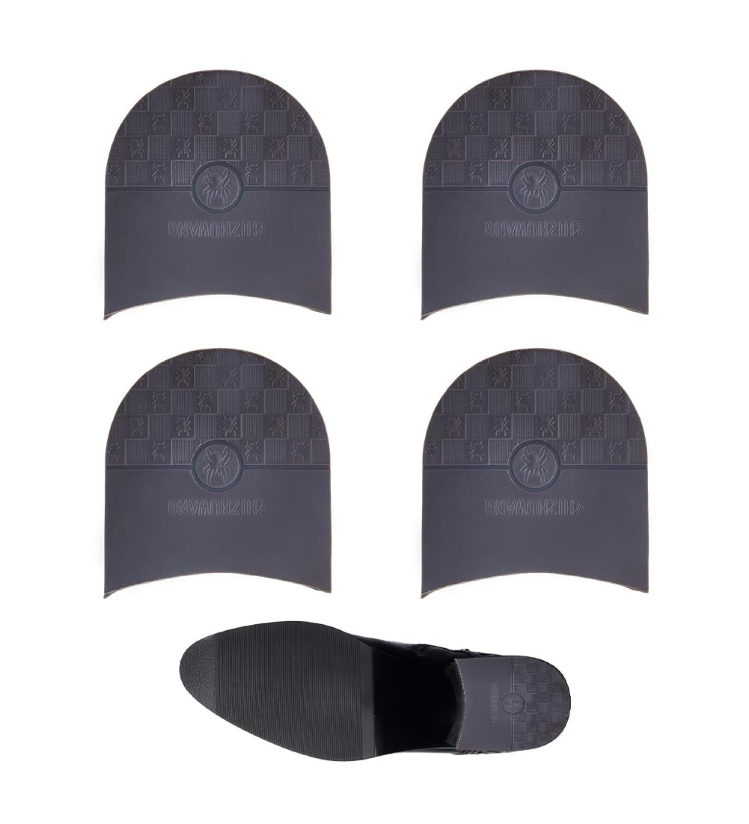 DICOSMETIC 2 Pairs Repair Sole Pads - 7mm Thick Anti-Slip Rubber Shoe Protector for Sneakers & Leather Shoes - Coconut Brown Replacement Heel Grips - Buy Online on GoSupps.com