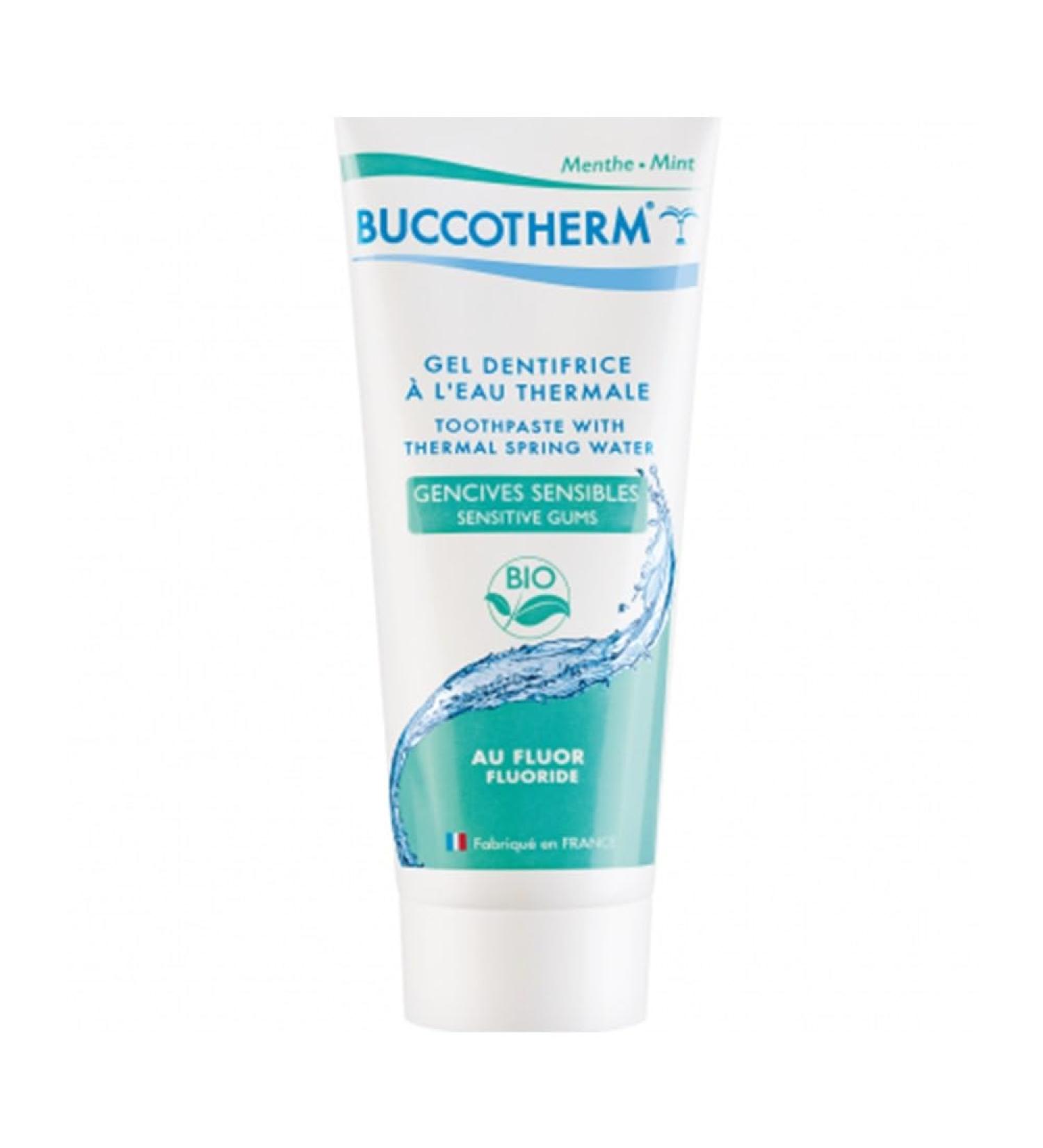 Buccotherm Toothpaste Gel with Thermal Water Sensitive Gums with Organic Fluoride 75 ml