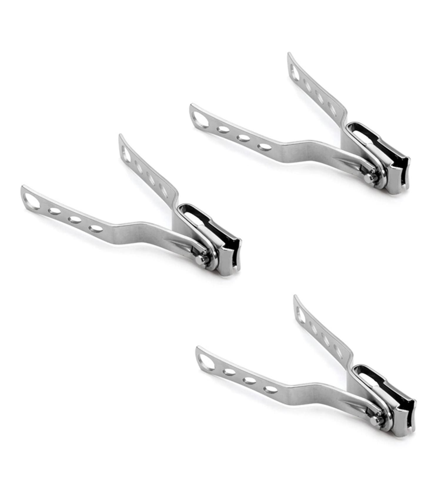 KLKNE 3X Stainless Steel Nail Tips Clipper Trimmer Manicure Nail Art Toes Clippers Tools - Buy Online on GoSupps.com