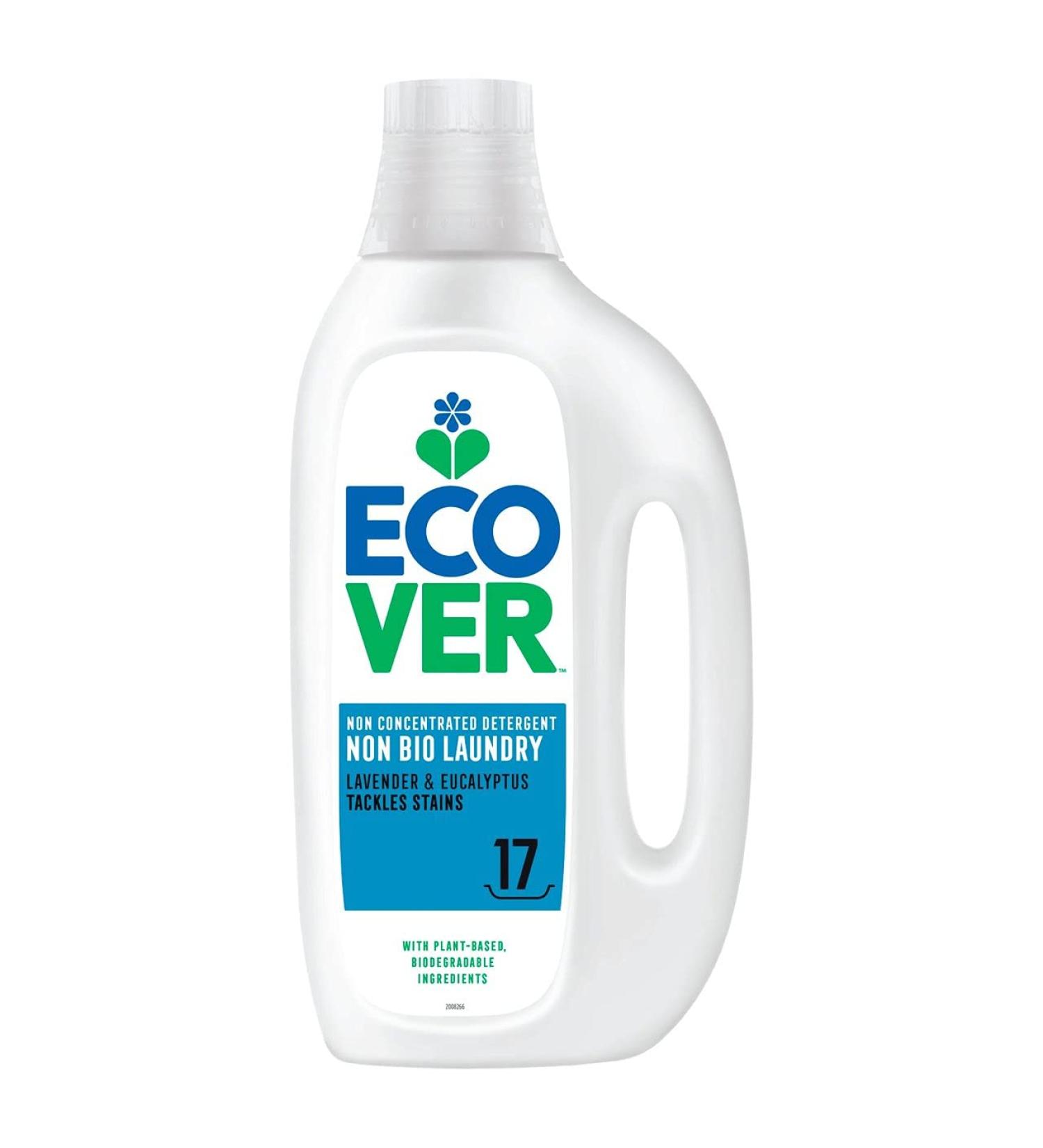 Ecover Non-Bio Laundry Liquid Lavender & Eucalyptus 1.5L - 17 Washes | Eco-Friendly Detergent - Buy Online on GoSupps.com