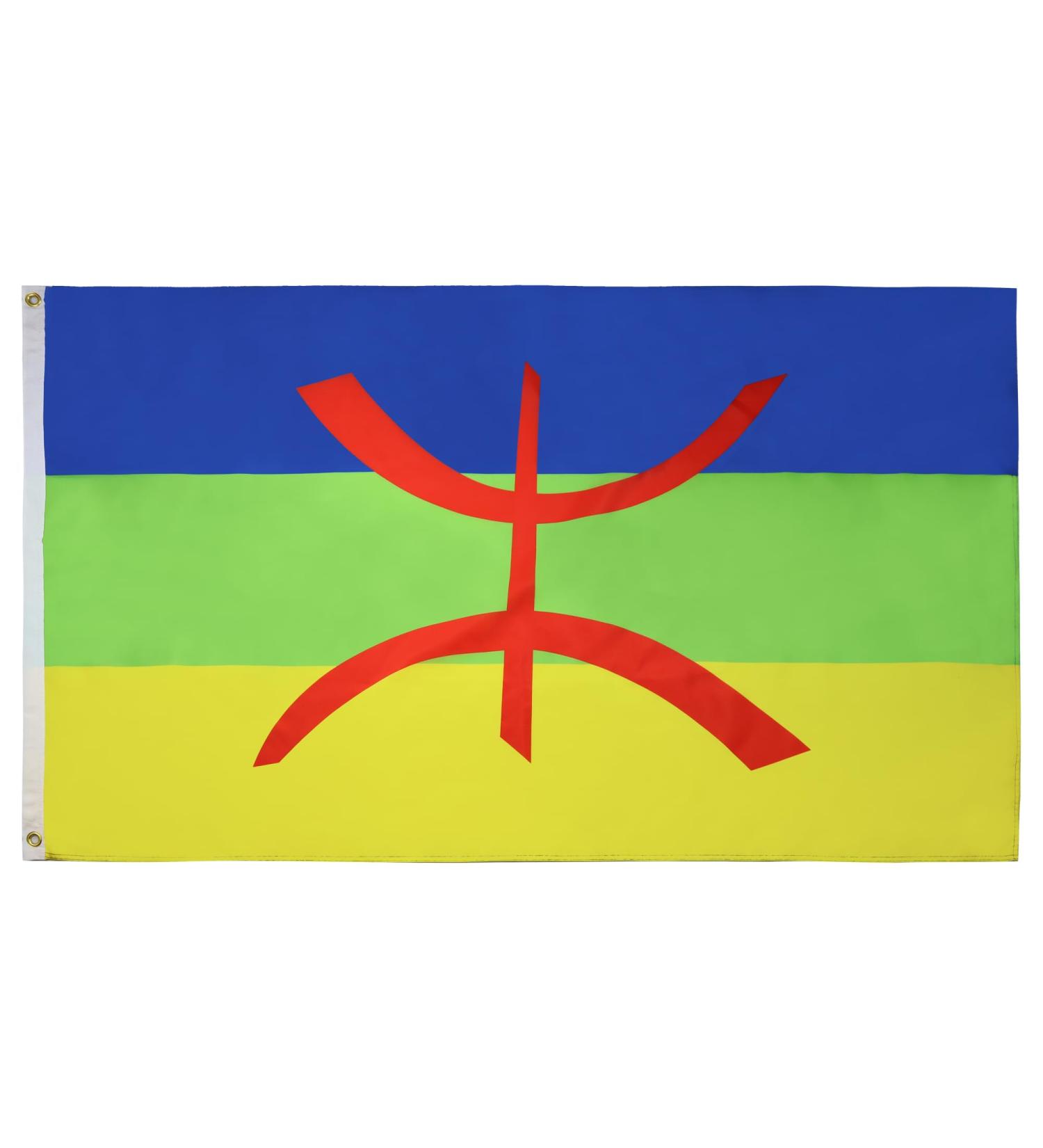 Buy AZ FLAG KABYLEI 150x90cm High-Quality Berber Flag | International Shipping Available - Buy Online on GoSupps.com