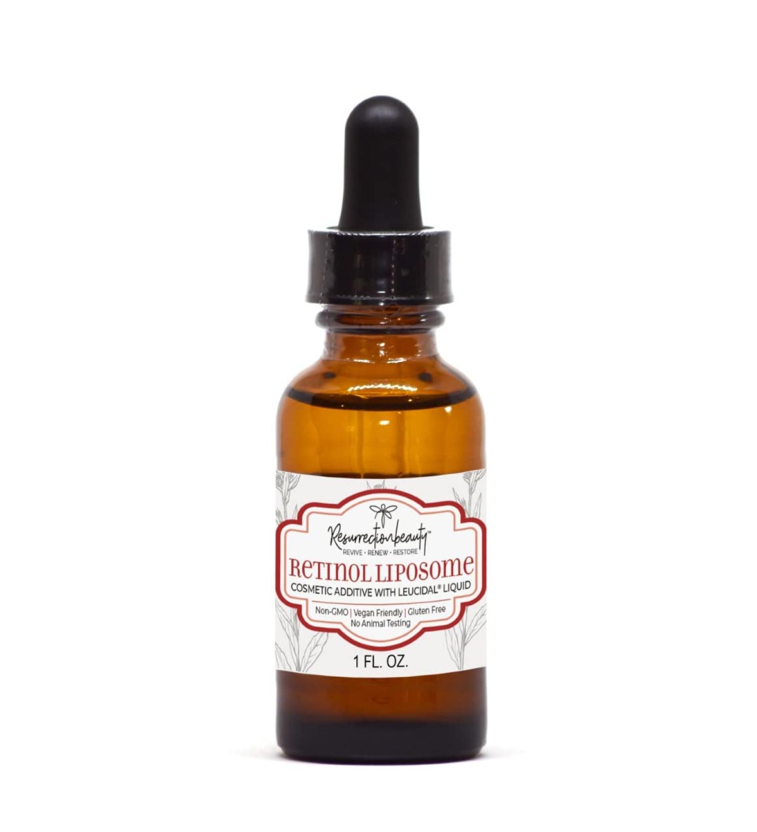 RESURRECTIONbeauty Retinol Liposome - DIY Night Cream & Serum Ingredient | 1 oz | Hyaluronic Acid Retinol Moisturizer - Buy Online on GoSupps.com