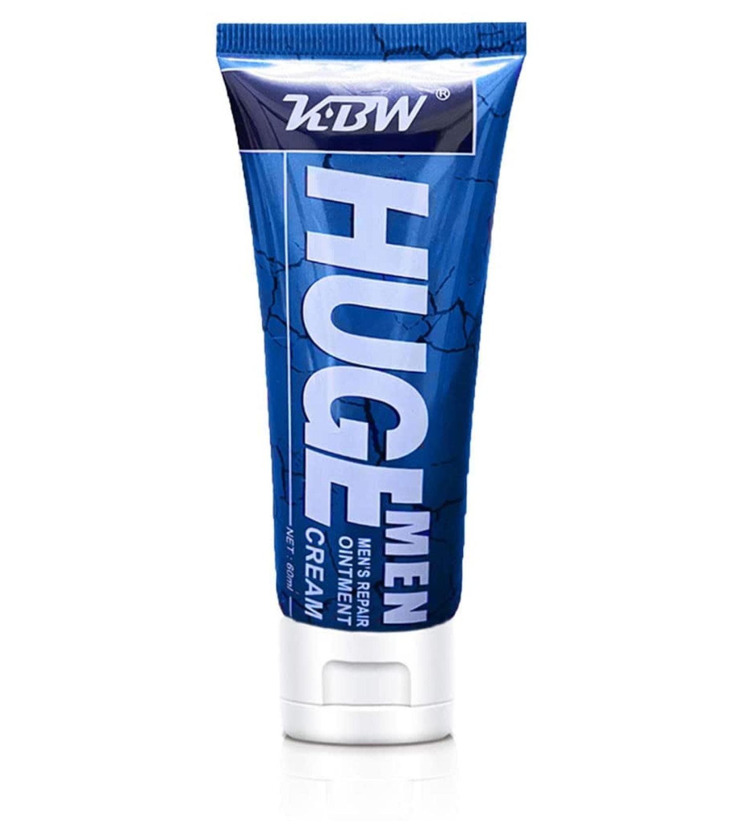 Enlargement Massage Cream for Men | Private Part Extender Oil | Thicker & Longer | 60ml (Blue - Buy Online on GoSupps.com