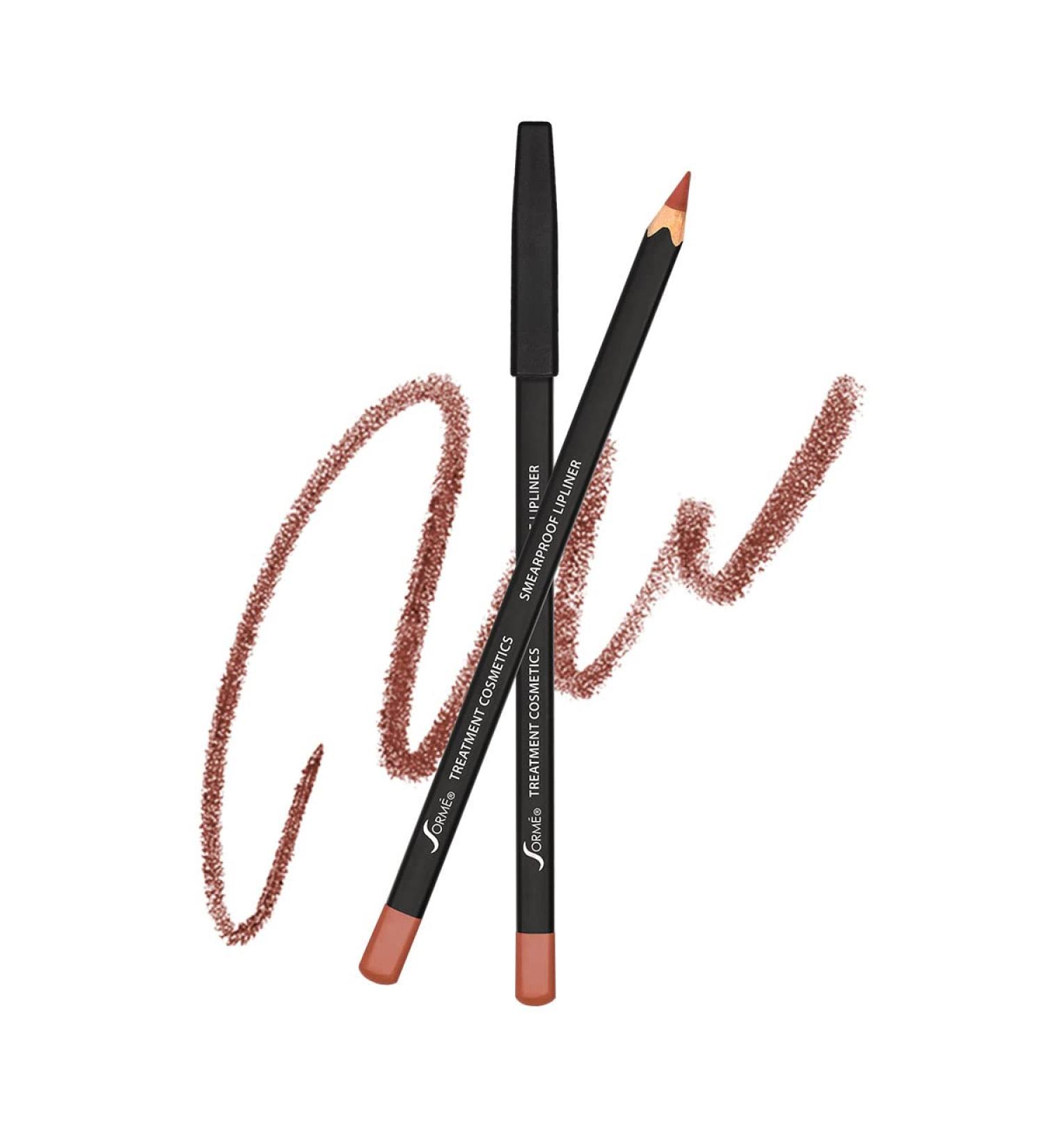 Sorme Cosmetics Smearproof Lipliner 0.06 oz - Nude Matte Lip Liner Pencil | Waterproof & Smudgeproof | Hydrating & High Definition | Women's Lip Pencil Makeup - Buy Online on GoSupps.com