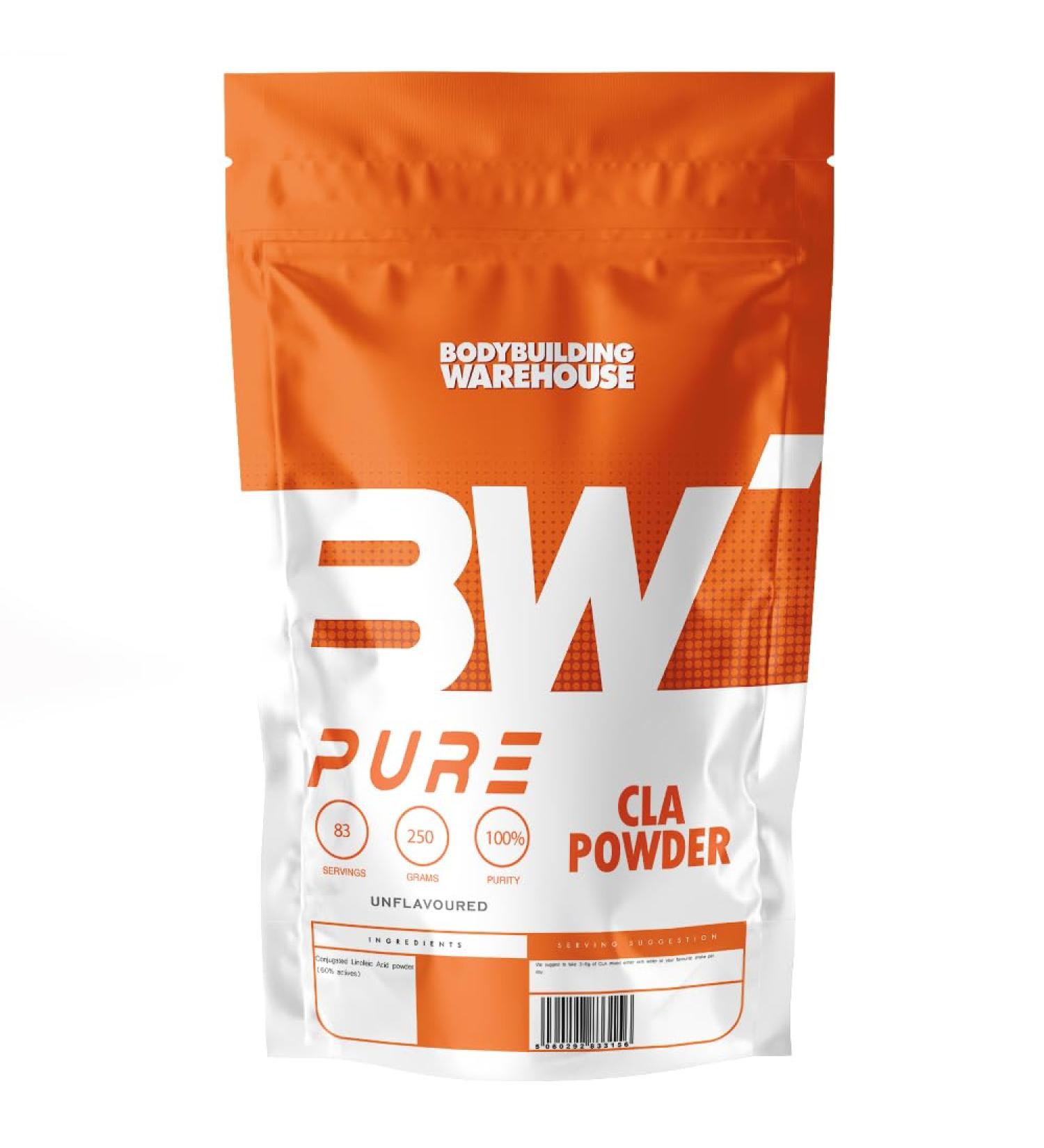 Bodybuilding Warehouse Pure CLA Powder 100g - Conjugated Linoleic Acid (Unflavoured) Unflavoured 100 g