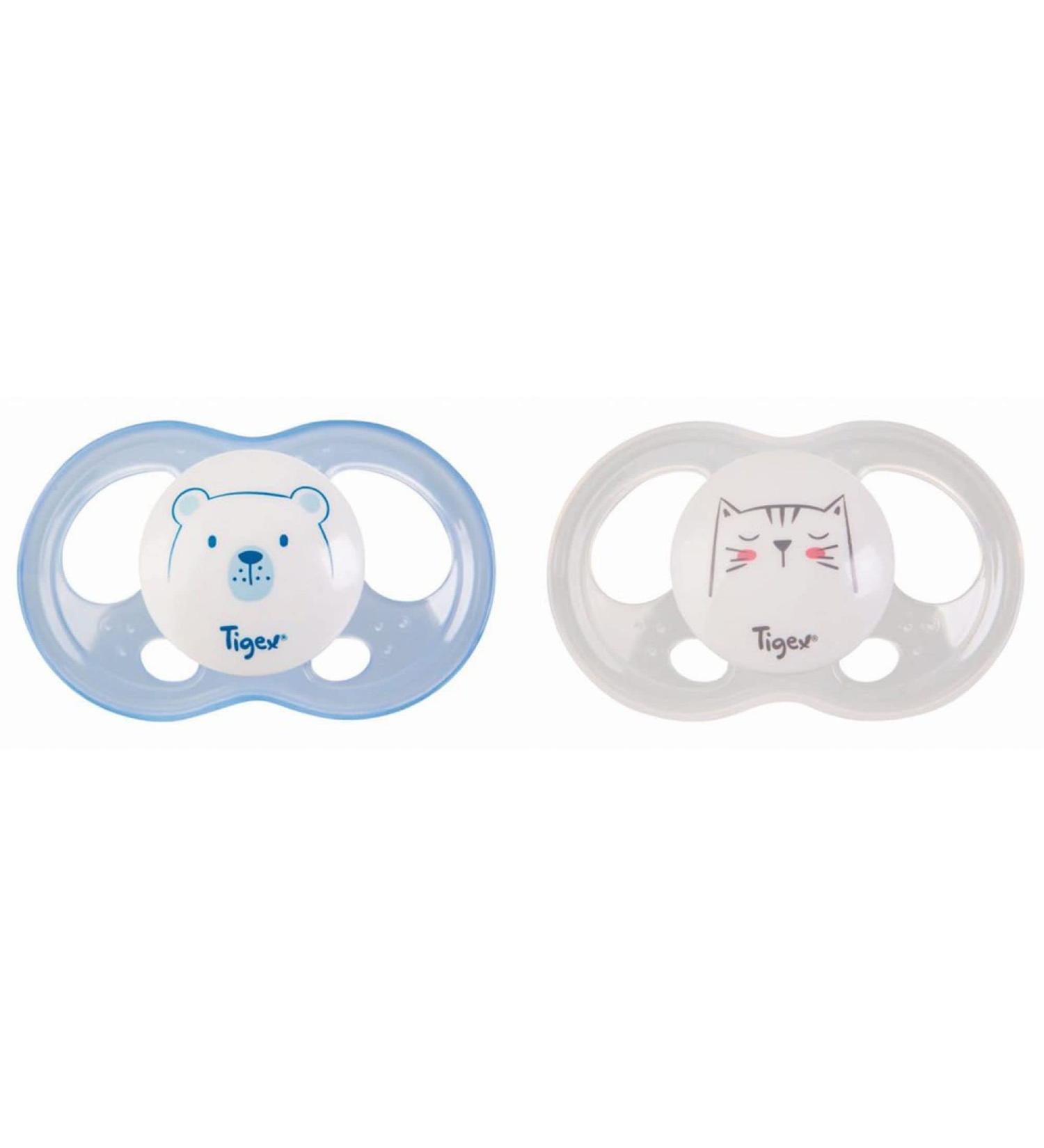 Tigex Tigex Soft Touch pacifier size 18 + months 2 pieces