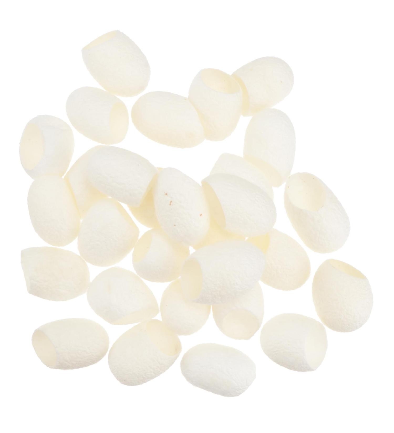 Mipcase 100pcs Anti Silkworm Facial Bandana - Natural Silk Cocoons Exfoliator & Face Scrub | Beauty Care for Men - Buy Online on GoSupps.com