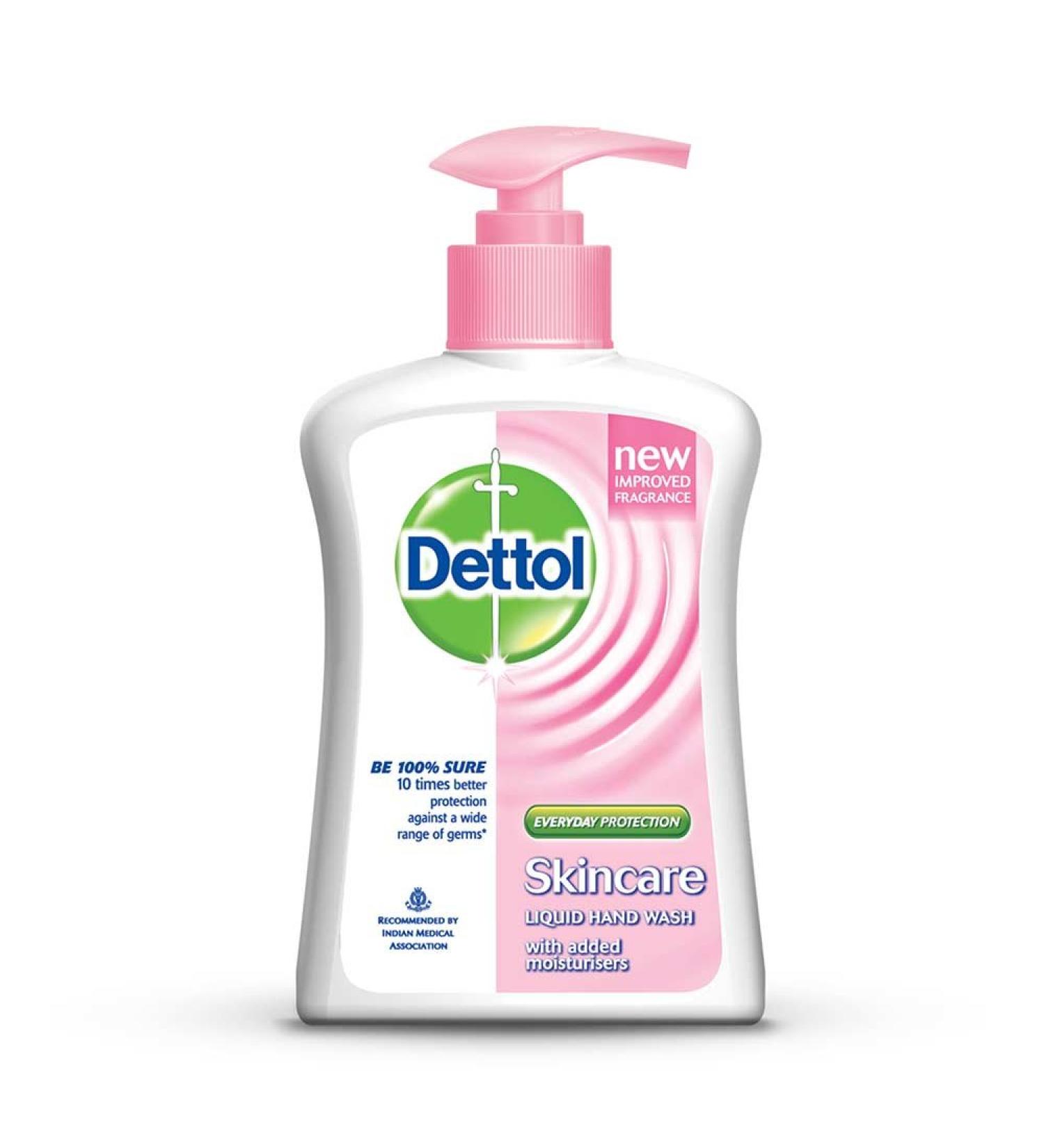 Buy Dettol Skincare Liquid Hand Wash 200ml - Antibacterial & Nourishing | International Shipping Available - Buy Online on GoSupps.com