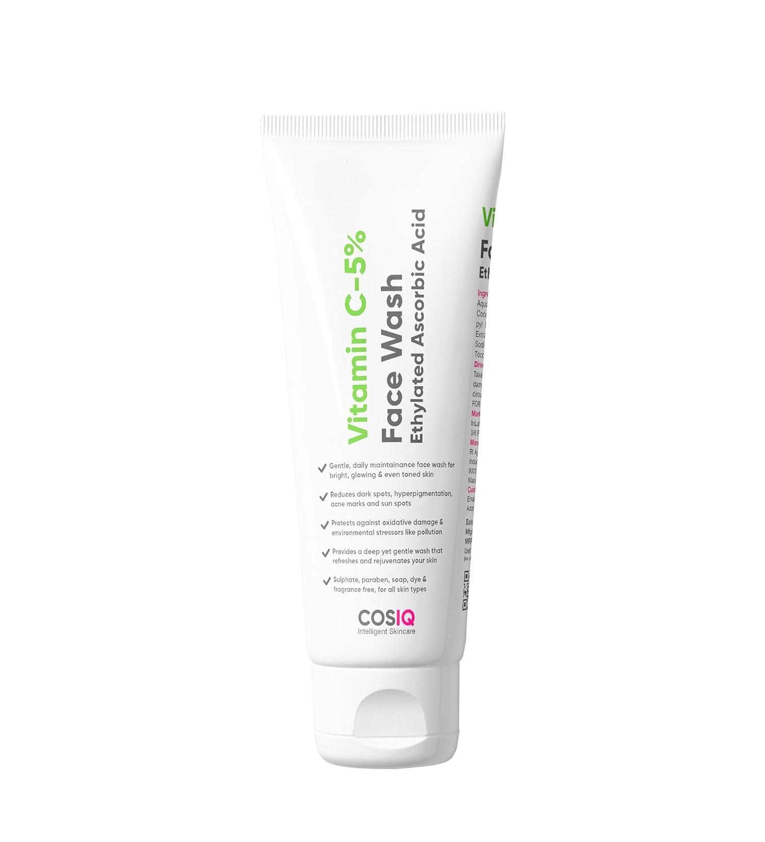 CO'S-lQ Vitamin C-5% Brightening and Glow Face Wash (100 ml) - Buy Online on GoSupps.com
