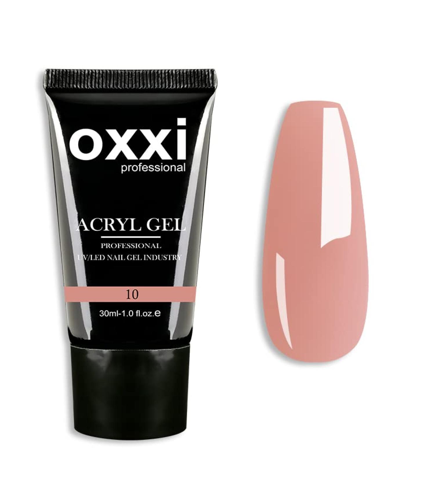  OXXI Professional Oxxi Professional 30ml Acrylic Gel Poly Nail Acrylic Gel Build Press On Waltz Fake Nail Tips (Pink 10) - Buy Online on GoSupps.com