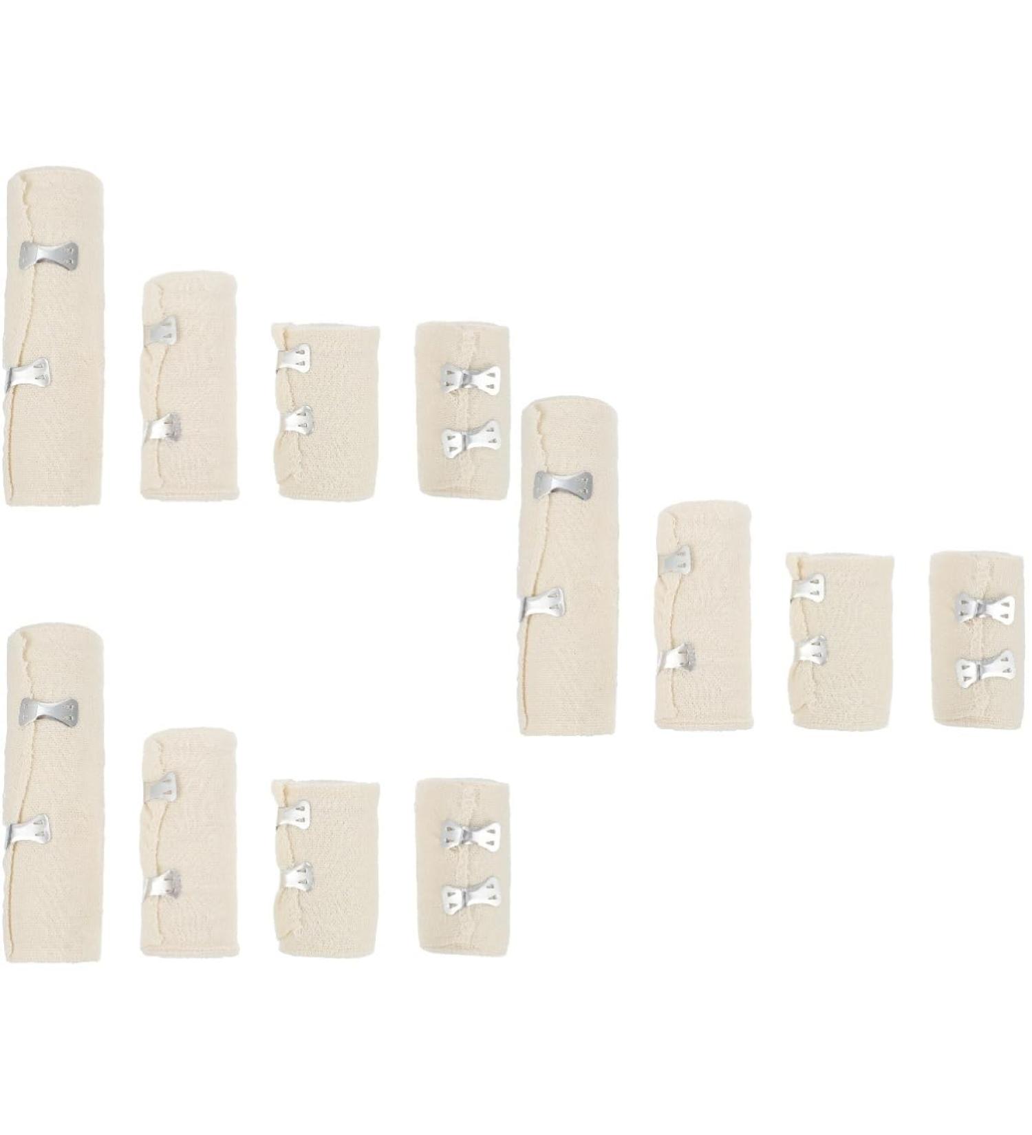 Shop NOLITOY 12 Rolls Elastic Band Protective Gauze - Nylon Sports Tape for Injury Prevention & Support | International Shipping Available - Buy Online on GoSupps.com