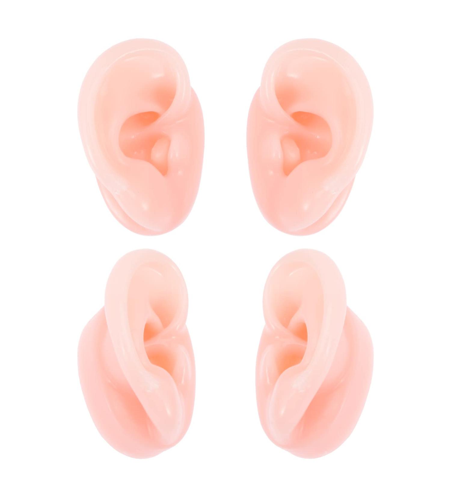 Shop Lalafina 2 Pairs Flexible Artificial Ear Models for Acupuncture & Seam Exercises - 3D Left Ear Protectors - Buy Online on GoSupps.com