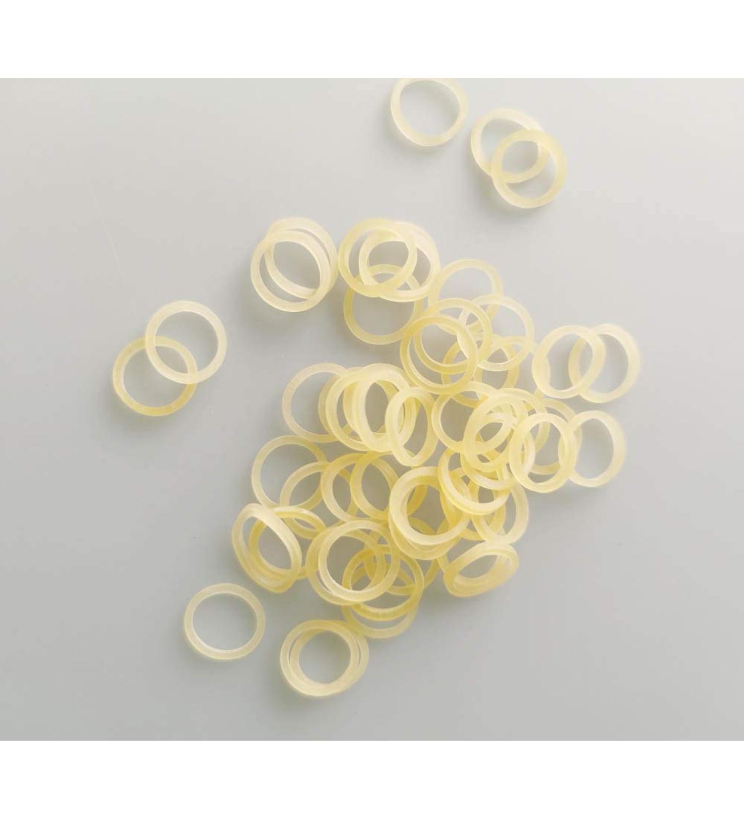 50 Bags DentalSmile Amber Elastic Latex Braces 6.5oz Orthodontics Rubber Bands Heavy 5/16 Dental Latex Bands Dentist Great for Dreadlocks Braids Top Knots - Buy Online on GoSupps.com