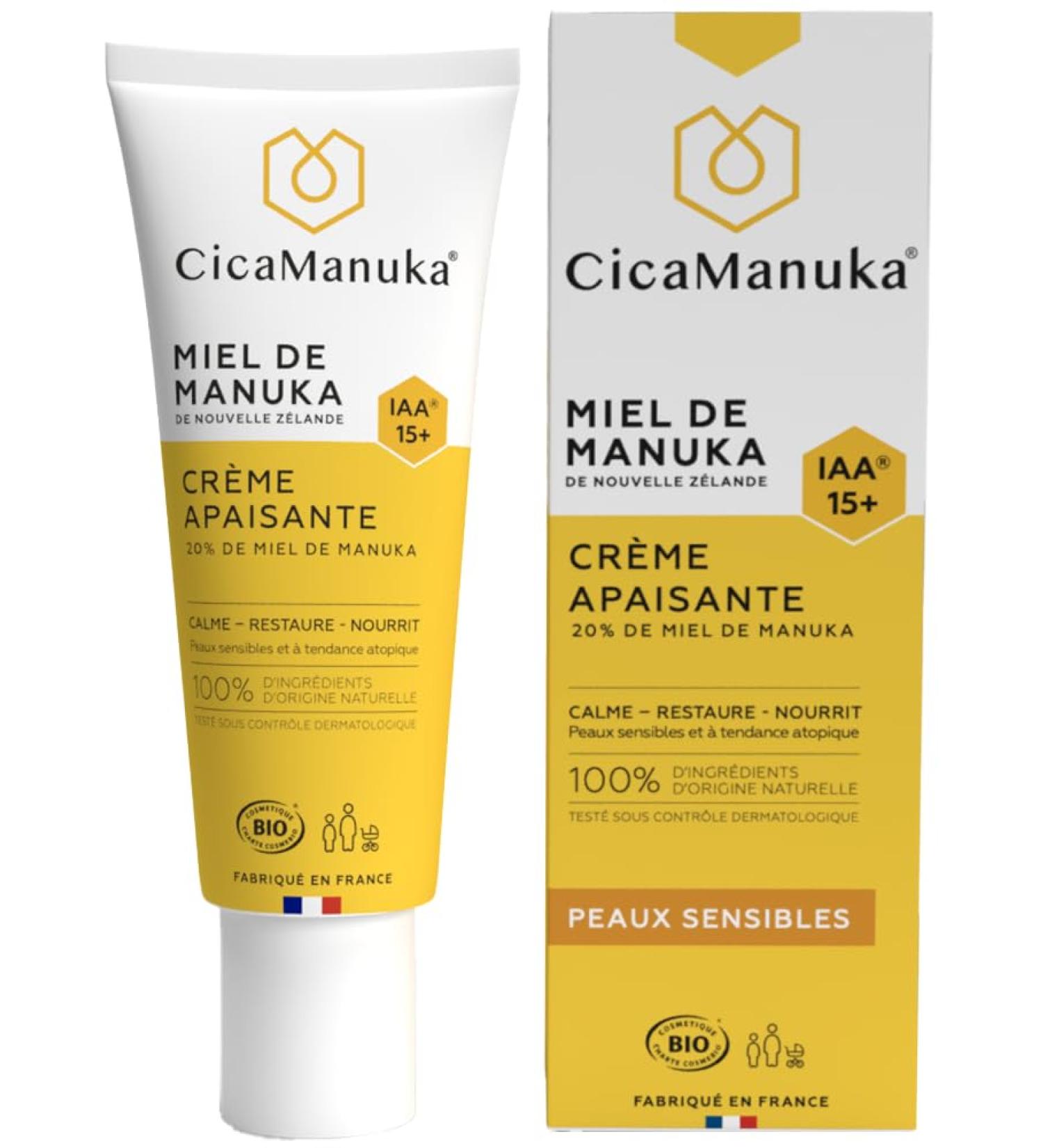 CICAMANUKA - SOOTHING CREAM WITH MANUKA HONEY IAA15+ - 40 ml
