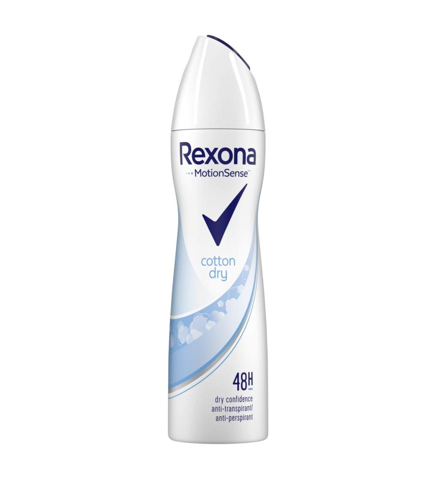 Rexona Cotton Dry Spray Deodorant - 150 ml | Long-lasting Protection - Buy Online on GoSupps.com