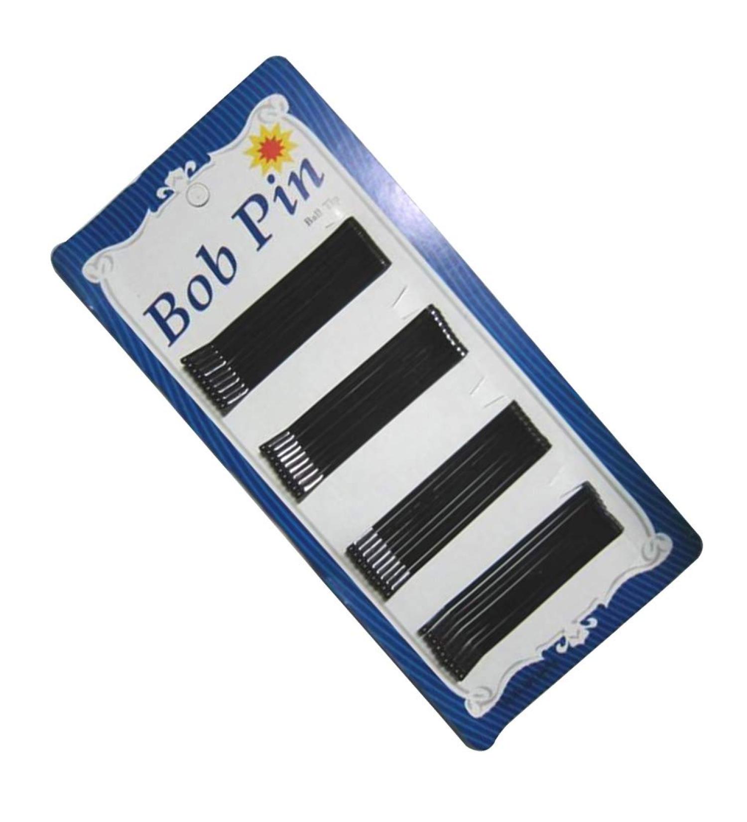 Buy Metal Black Bobby Pins - Mini Curved & Straight Hairpins for Hairdressing | International Shipping - Buy Online on GoSupps.com