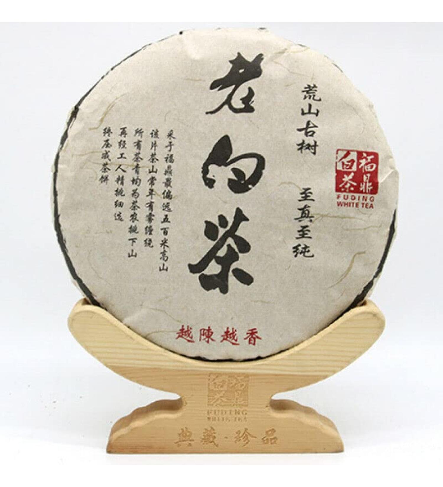 HELLOYOUNG 350g G teau au th blanc chinois Fuding Shoumei vieilli Aliment vert chinois biologique sans additif th Pu'er l'ar me riche et rafra chissant Th pu-erh Pu'er Tea - Buy Online on GoSupps.com