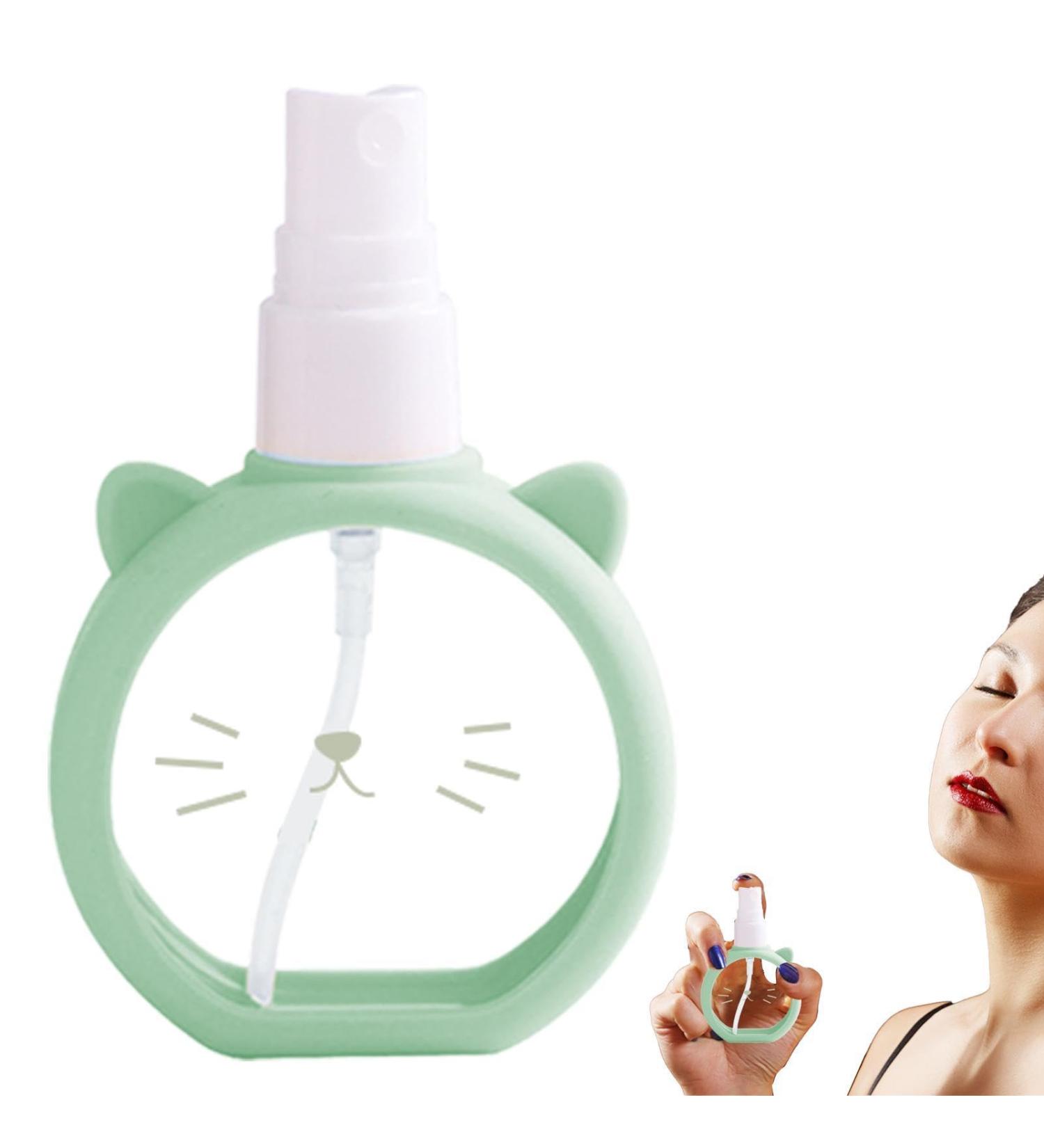 Travel Spray Bottle 55ml Cartoon Small Spray Refillable Bottle - Fine Mist Leak-Proof Makeup Bottle with Perfume Spray Bottle for Moisturizing Water Hair Spray Perfume Green - Buy Online on GoSupps.com