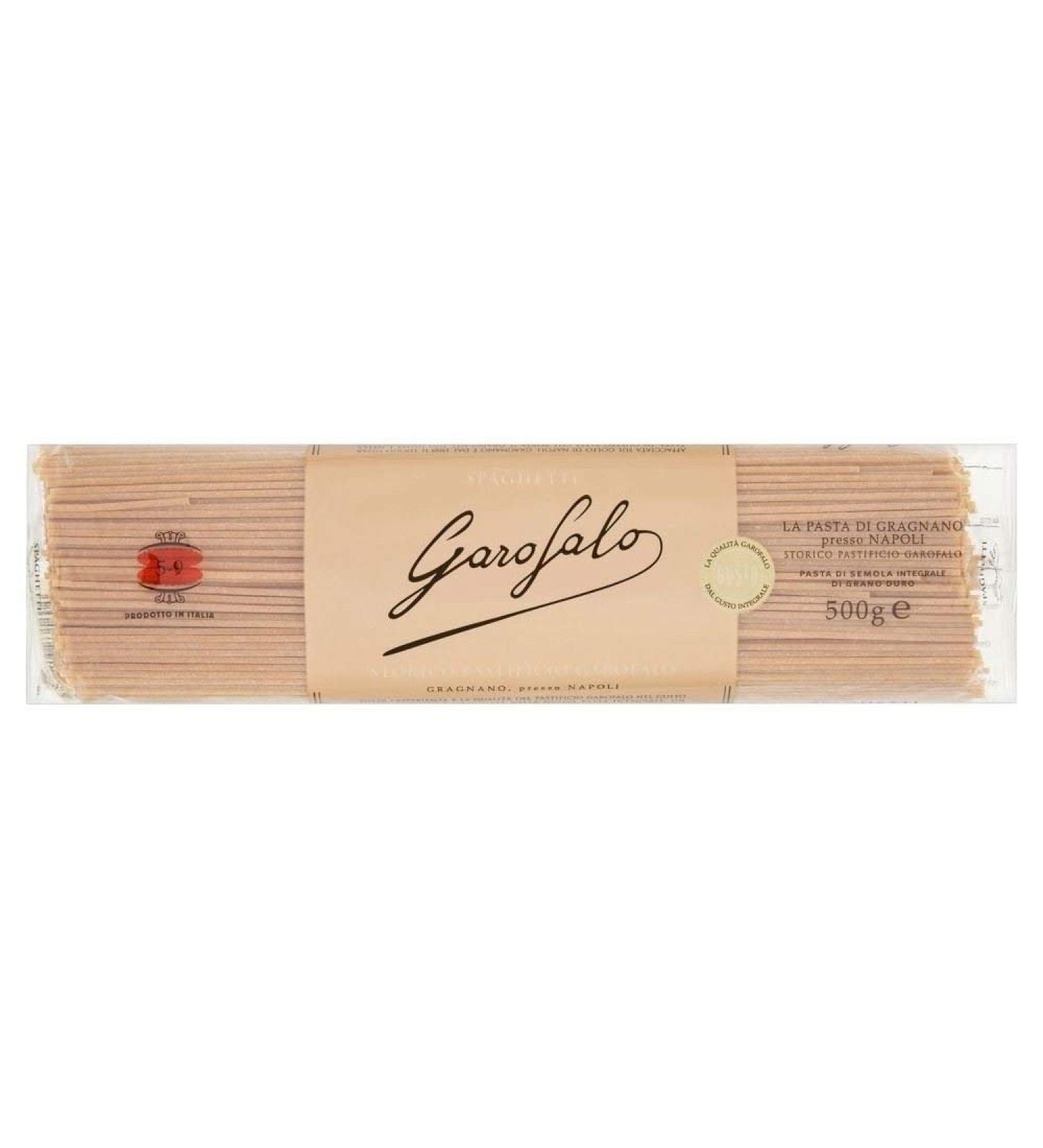 YesEatIs Garofalo - Special Box - Organic Whole Wheat Pasta - Spaghetti 5-9 (1 kg) + Penne Rigate 5-70 (1 kg)