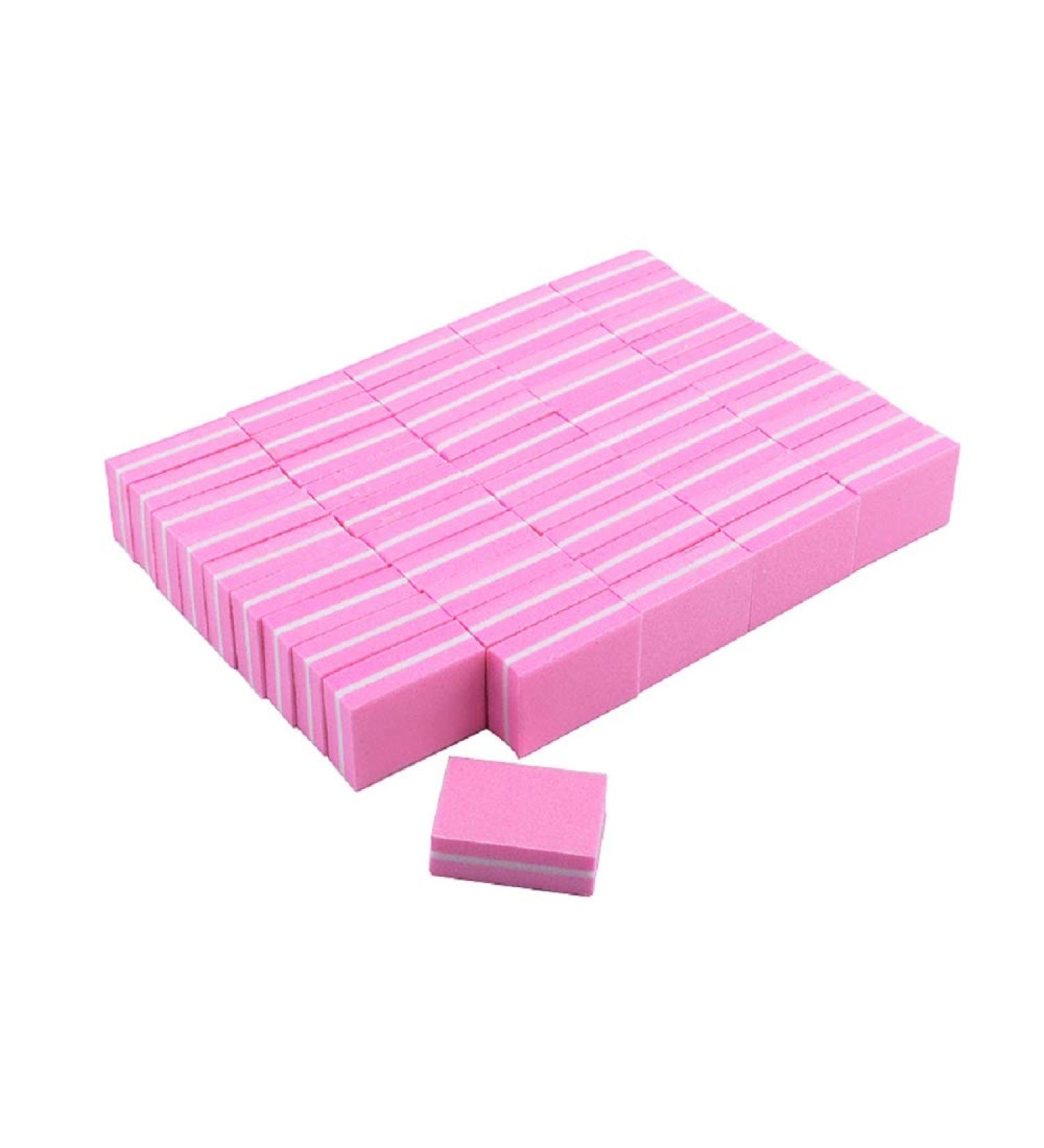 YIMART 20 Pcs Double-sided Mini Nail Buffer Block Colorful Sponge - Manicure Tools (Pink) - Buy Online on GoSupps.com