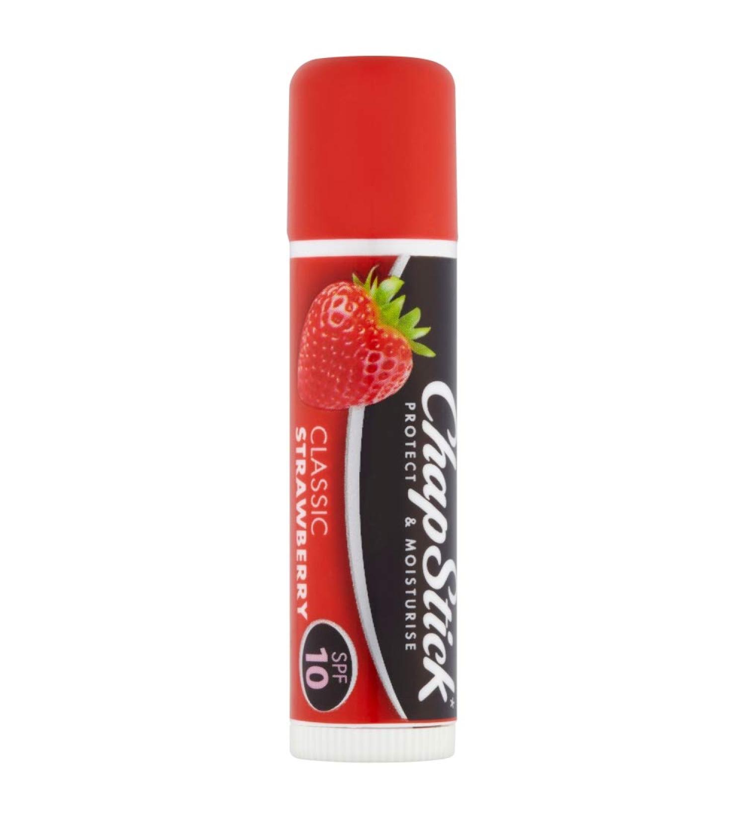 ChapStick Lip Balm Strawberry Single Strawberry 1 piece (1 pack)