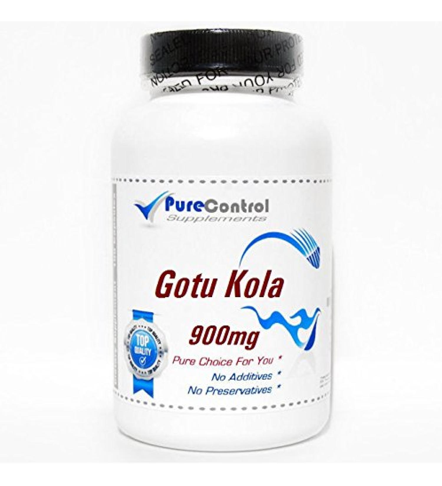 Gotu Kola 900mg // 100 Capsules // Pure // by PureControl Supplements