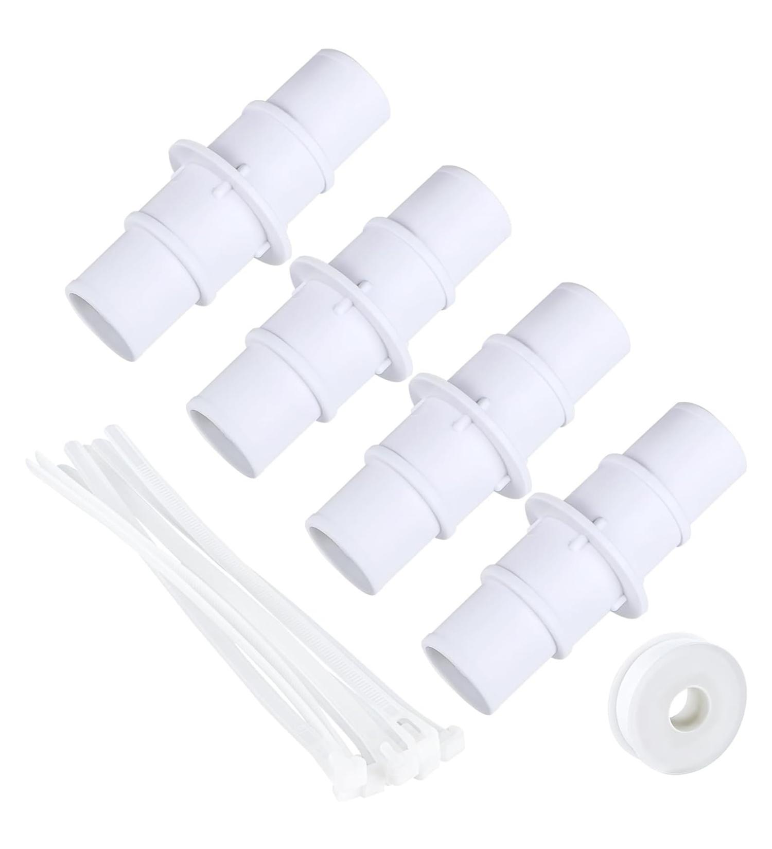 Lot de 4 adaptateurs de tuyau pour nettoyeur de piscine - Buy Online on GoSupps.com