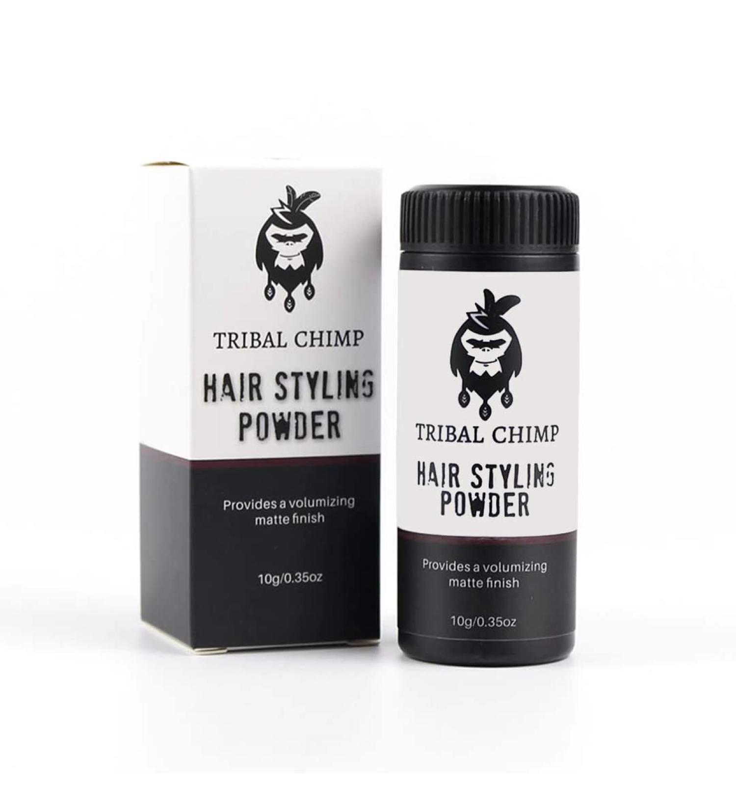 Tribal Chimp Hair Styling Powder 0.35oz - Volumizing & Texturizing Matte Finish - Buy Online on GoSupps.com