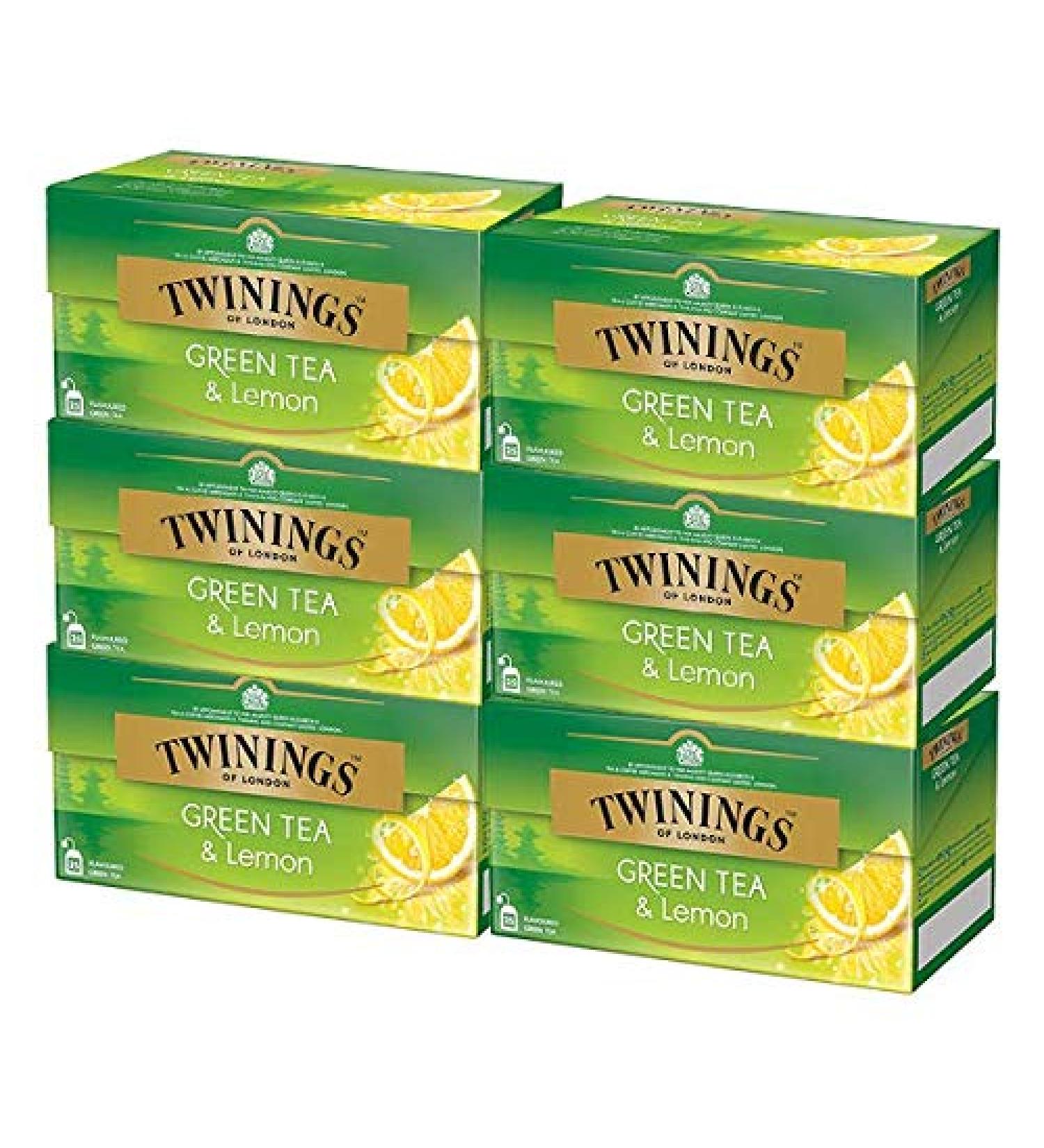 Twinings tea bags Th Vert Citron 6 x 25 bags (Green Tea Lemon)