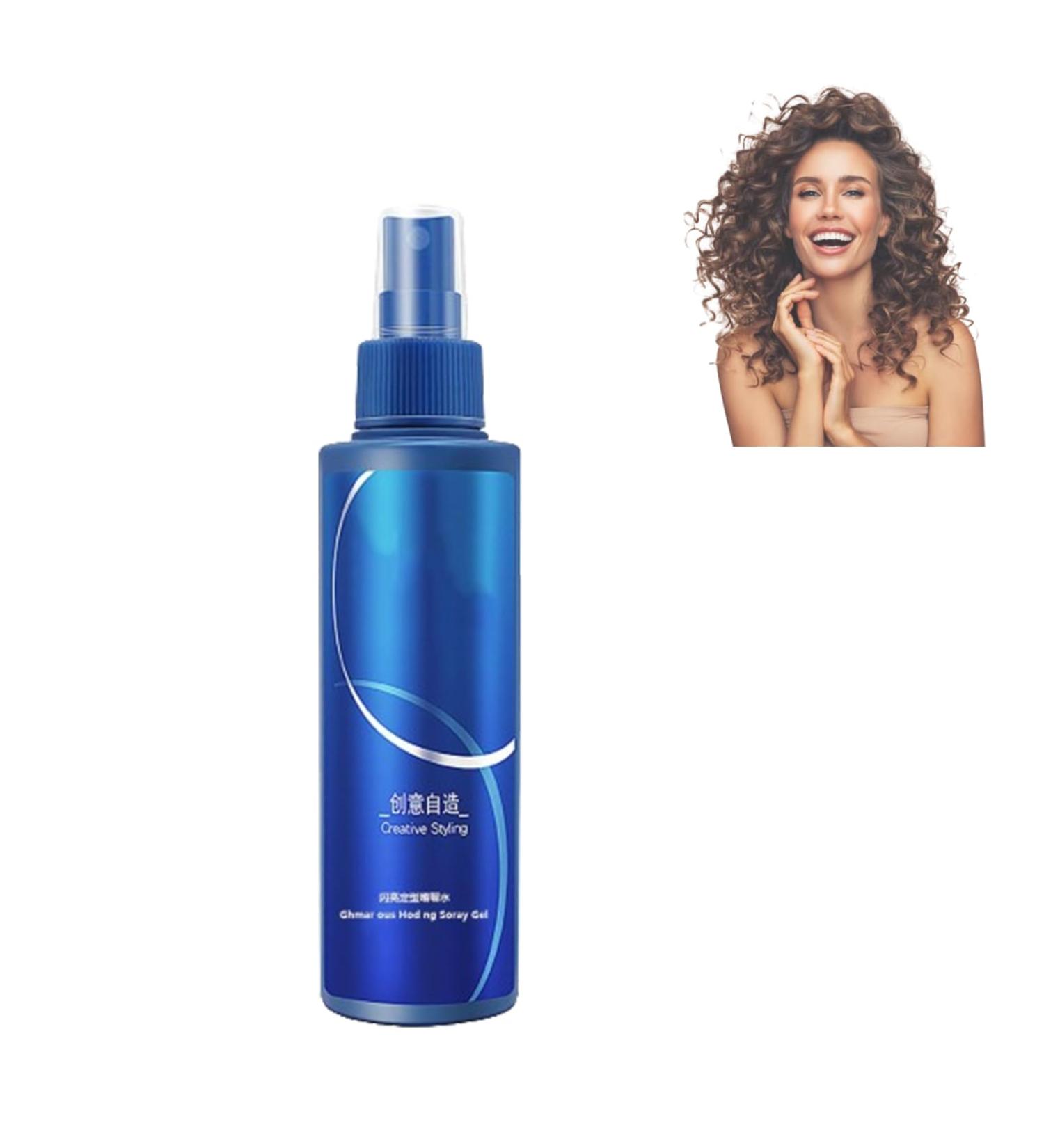 Powerful Glamorous Hair Styling Gel Spray Spray Gel For Hair Moisturising Styling Spray Hairspray Curl-Defining Leave-In Hair Styling Mist Fast Create Glamour Hairstyle (150ML Shiny Hold) 150ML Shiny Hold - Buy Online on GoSupps.com