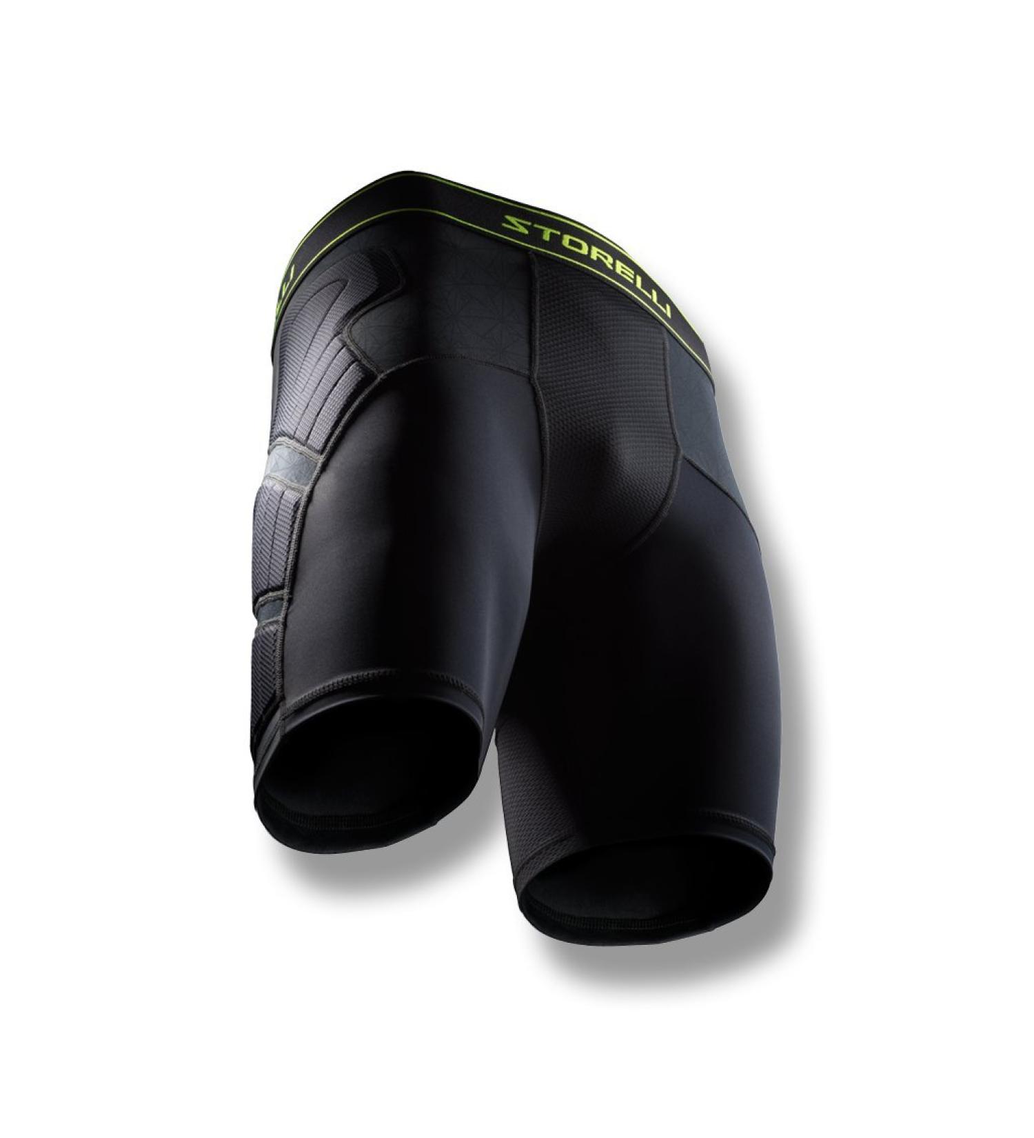 Storelli Youth BodyShield Impact Sliders - Black | Soccer Sliding Undershorts for Enhanced Lower Body Protection - Buy Online on GoSupps.com