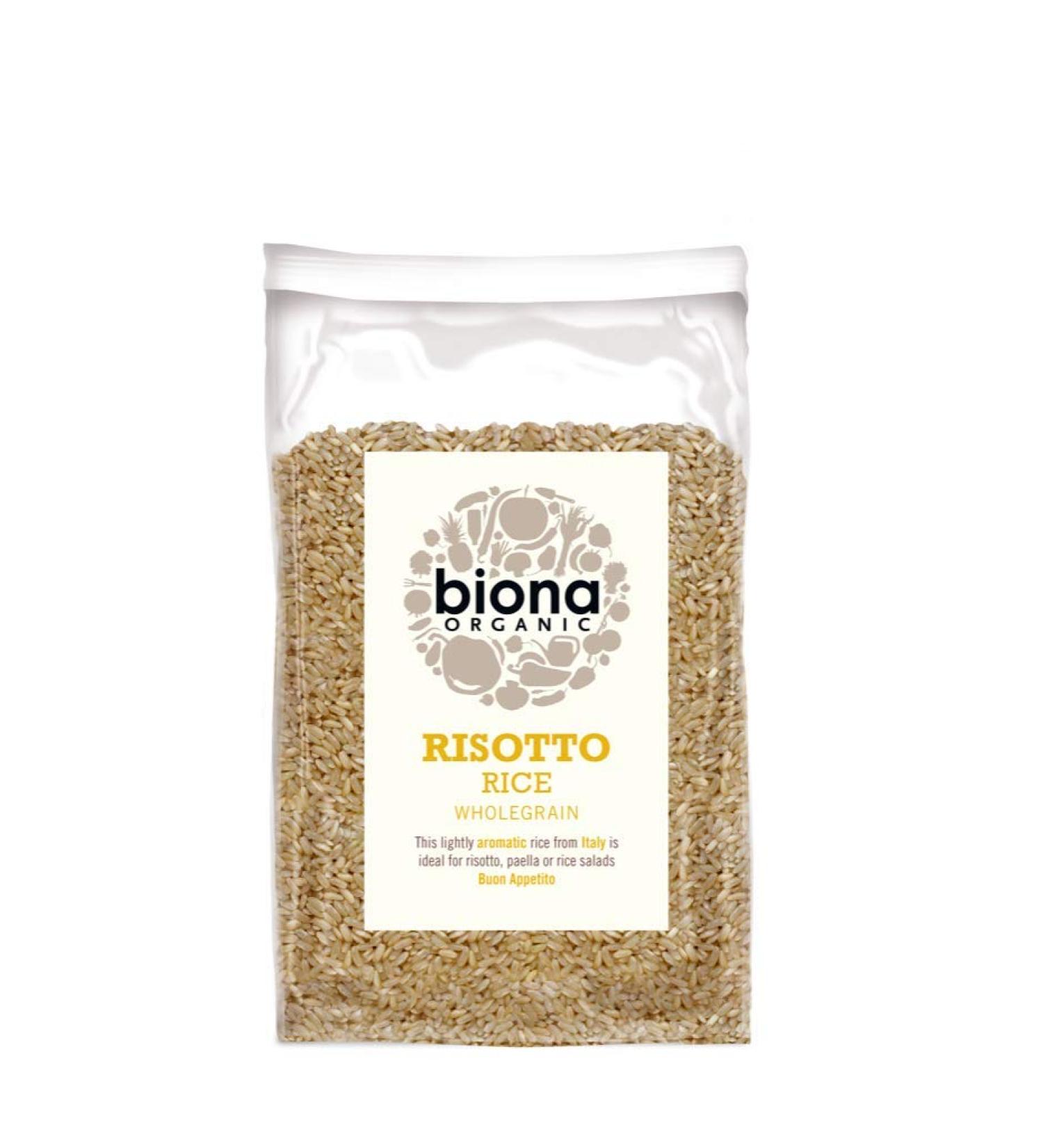 Biona | Risotto Brown Rice Organic | 1 x 500g 500 g (Pack of 1)