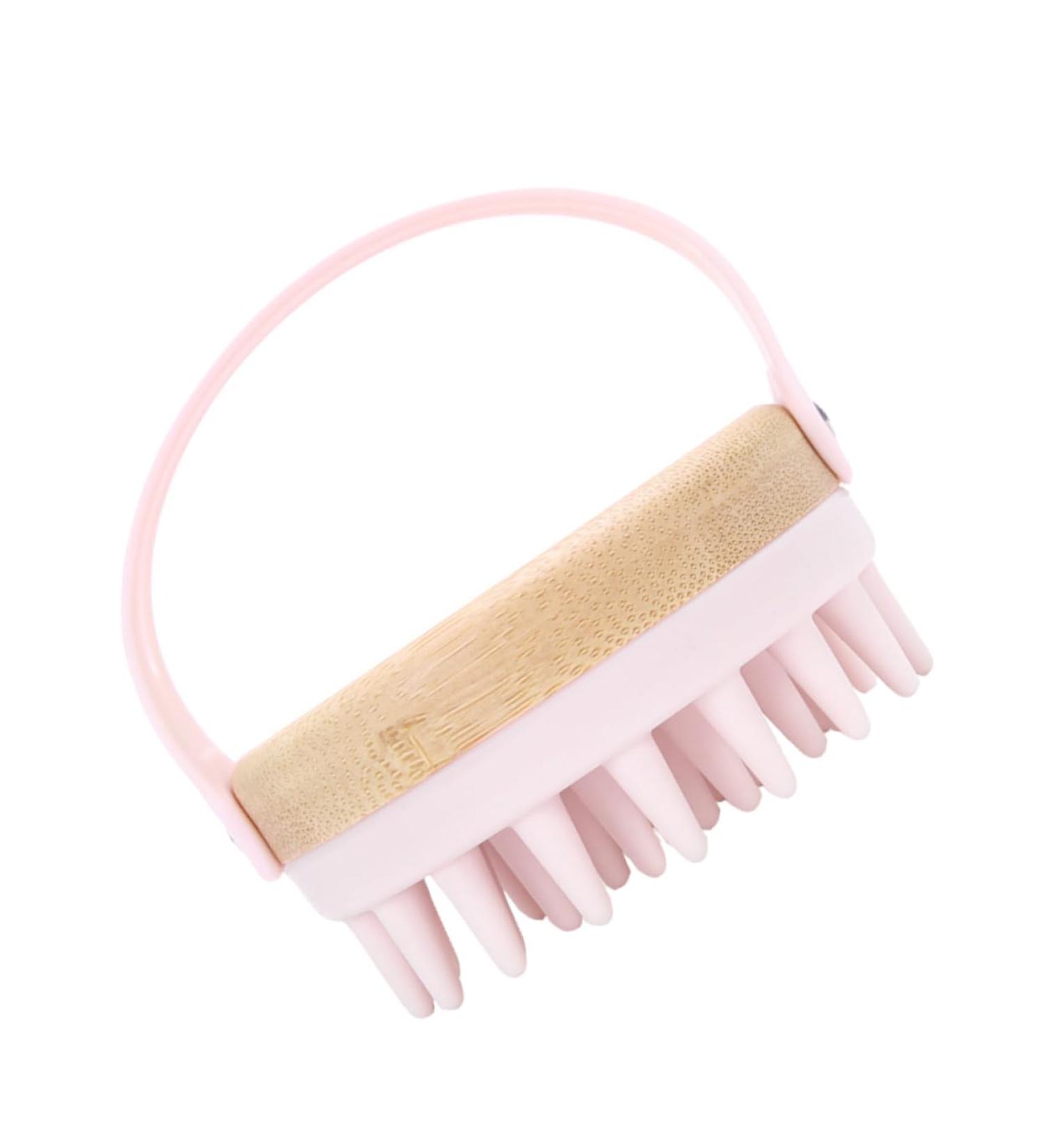 Bcoath Pink Shampoo Brush - Scalp Massager & Washer | 8.4x8x7.4cm | Ideal for Hair Care & Scalp Peeling - Buy Online on GoSupps.com