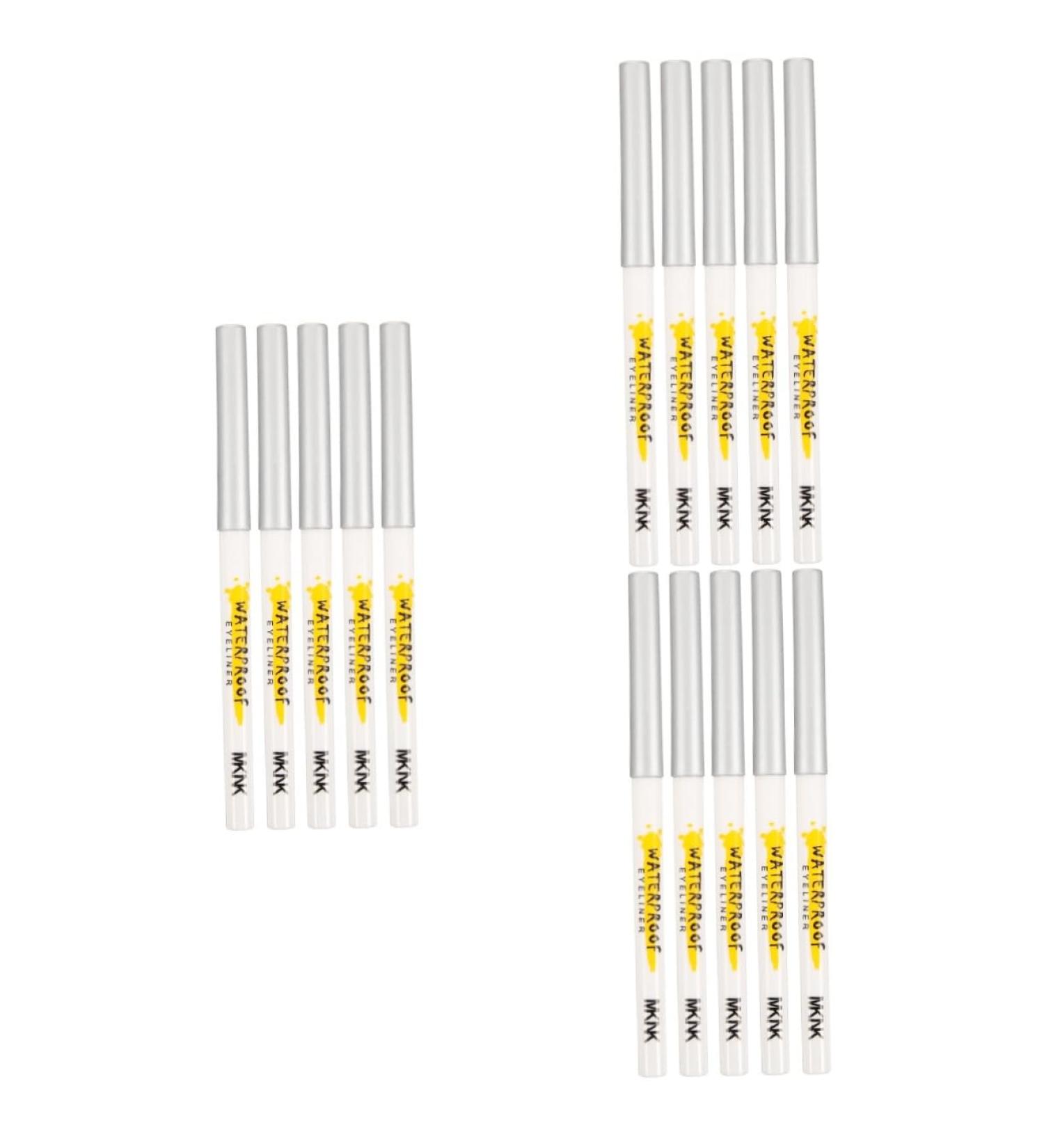 MAGICLULU Eye Makeup Tools 15 Pcs White Lying Silkworm Pen Highlighters Crayons Eye Shadow Cosmetics Makeup Pen Eyes Tool Girl - Buy Online on GoSupps.com