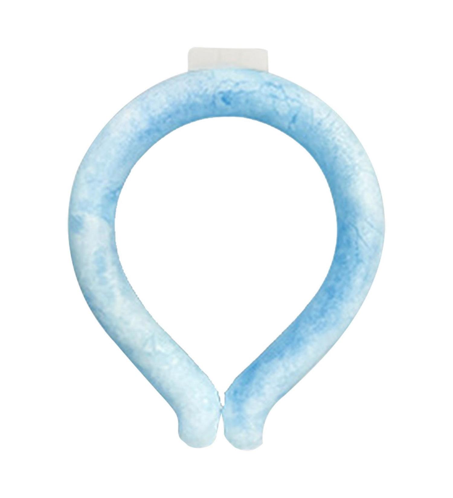 Collar Cooling Tube | Reusable Ice Gel Collar Tube for Heat Reduction Ice Tube Neck Heat Reduction Tube for Gym Concerts Home Bus School Offices Traveling Pochy Sea Salt Blue Below 18 Degrees - Buy Online on GoSupps.com