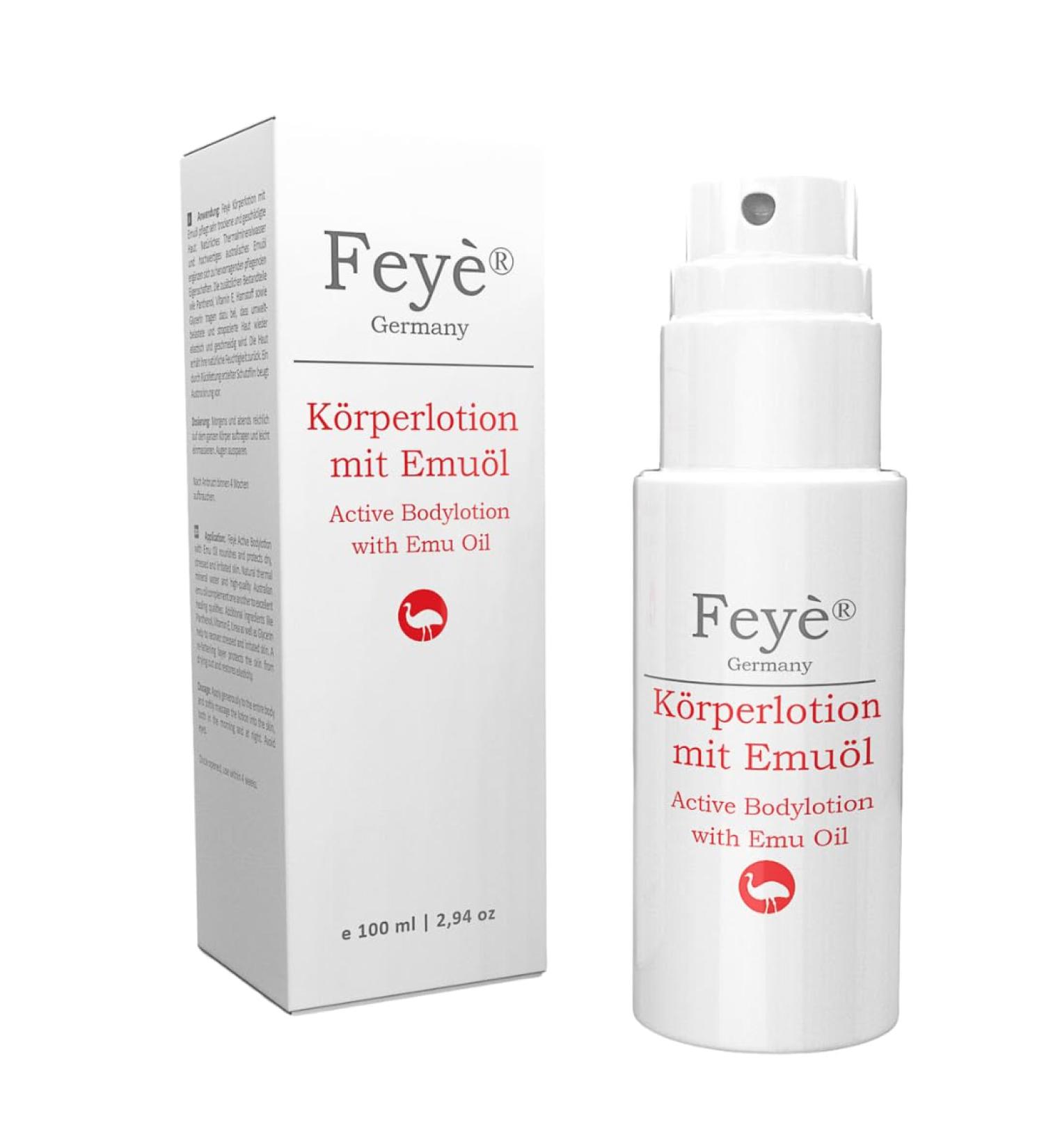 Fey Care Lotion with Emu Oil - Gentle Body Lotion for Dry Mature & Stressed Skin | Relieves Neurodermatitis & Itching - Day and Night Cream - Buy Online on GoSupps.com
