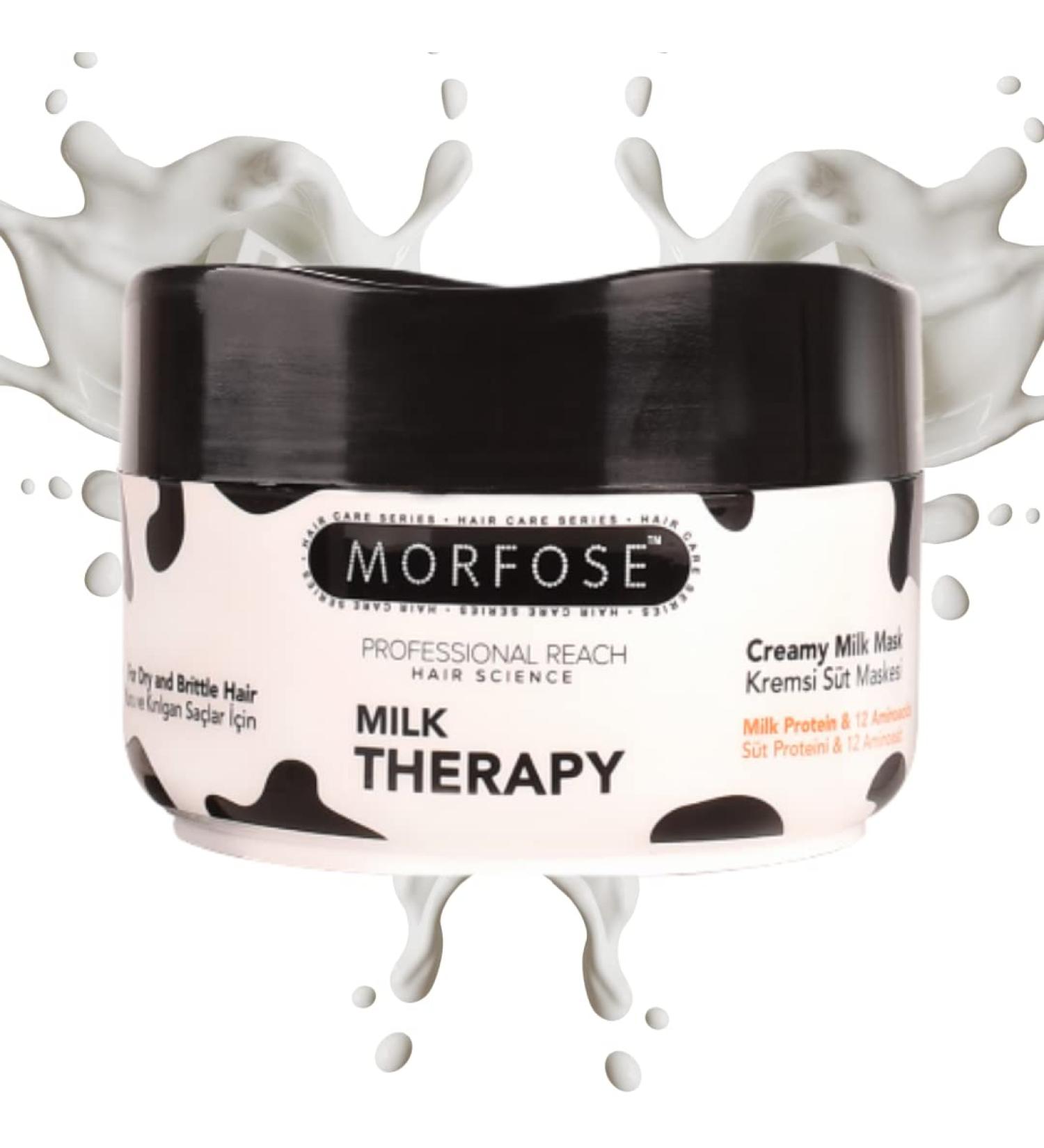Morfose Milk Therapy Hair Mask - Medium Size 8.44 Fl Oz - Buy Online on GoSupps.com
