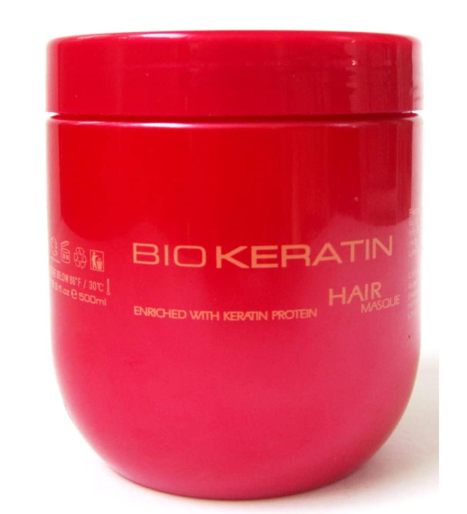 Buy Bio Keratin Luxury Collection Anti-Frizz Smoothing Hair Masque 16.9 fl. oz (500ml) | International Shipping Available - Buy Online on GoSupps.com
