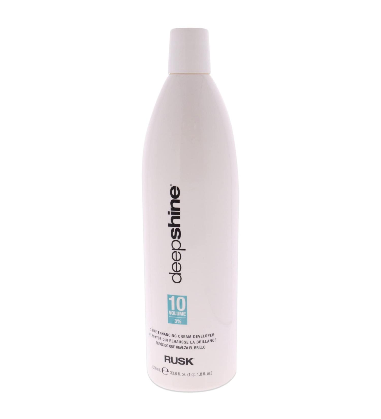 RUSK Deepshine Cream Developer 10 Volume - 1L Pack for Vibrant Color | International Shipping - Buy Online on GoSupps.com