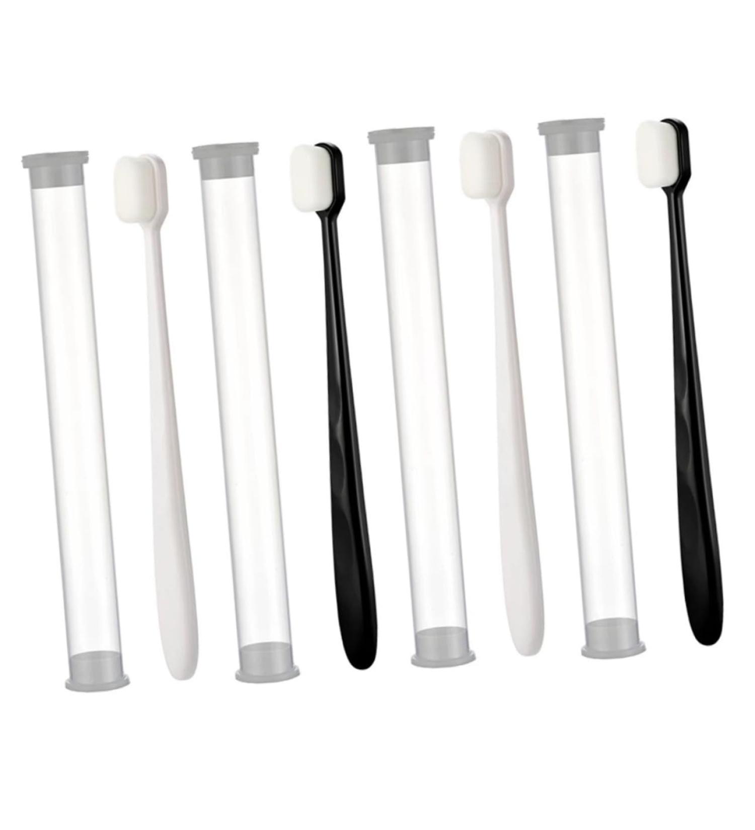 Tovinanna 4-Piece Toothbrush & Tooth Cleaning Tools - Dental Care Gifts for Oral Hygiene Travel-Safe ABS Brushes - Buy Online on GoSupps.com