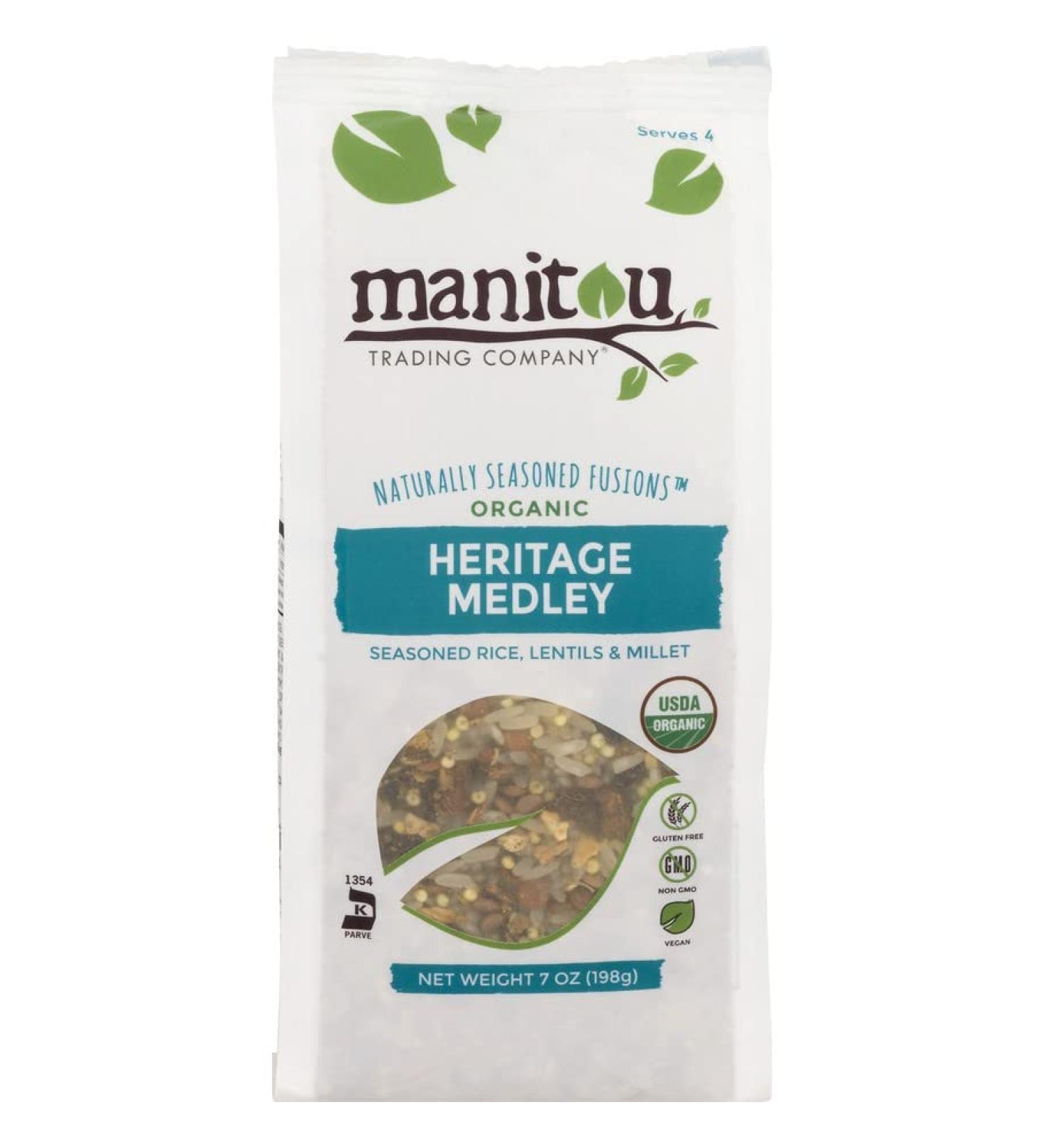 Manitou Organic Heritage Grain Pilaf 7 oz - Nutritious and Delicious Mix - Buy Online on GoSupps.com