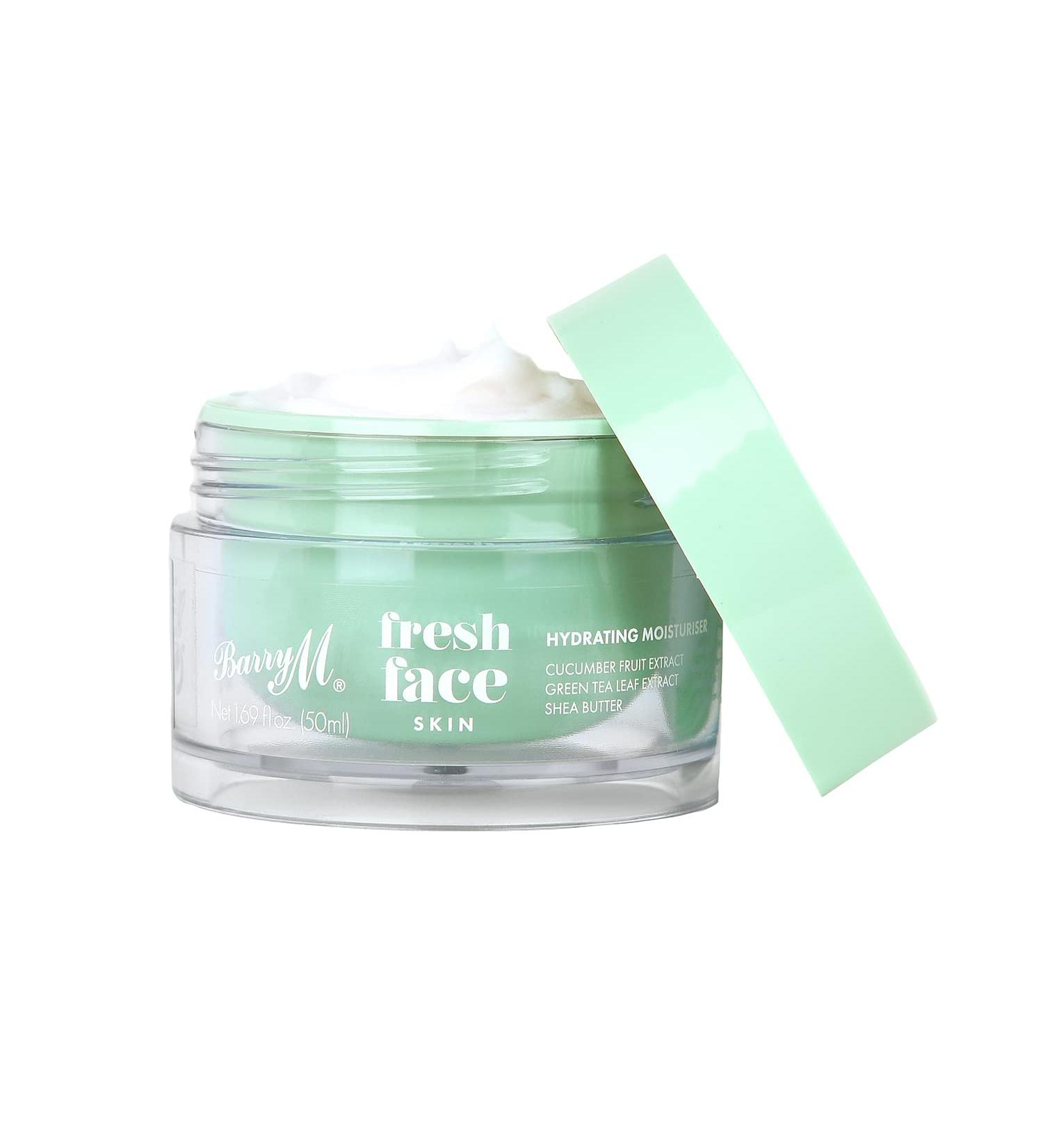 Barry M Fresh Face Skin Hydrating Moisturiser | With Cucumber Fruit Green Tea Extracts and Shea Butter - Buy Online on GoSupps.com