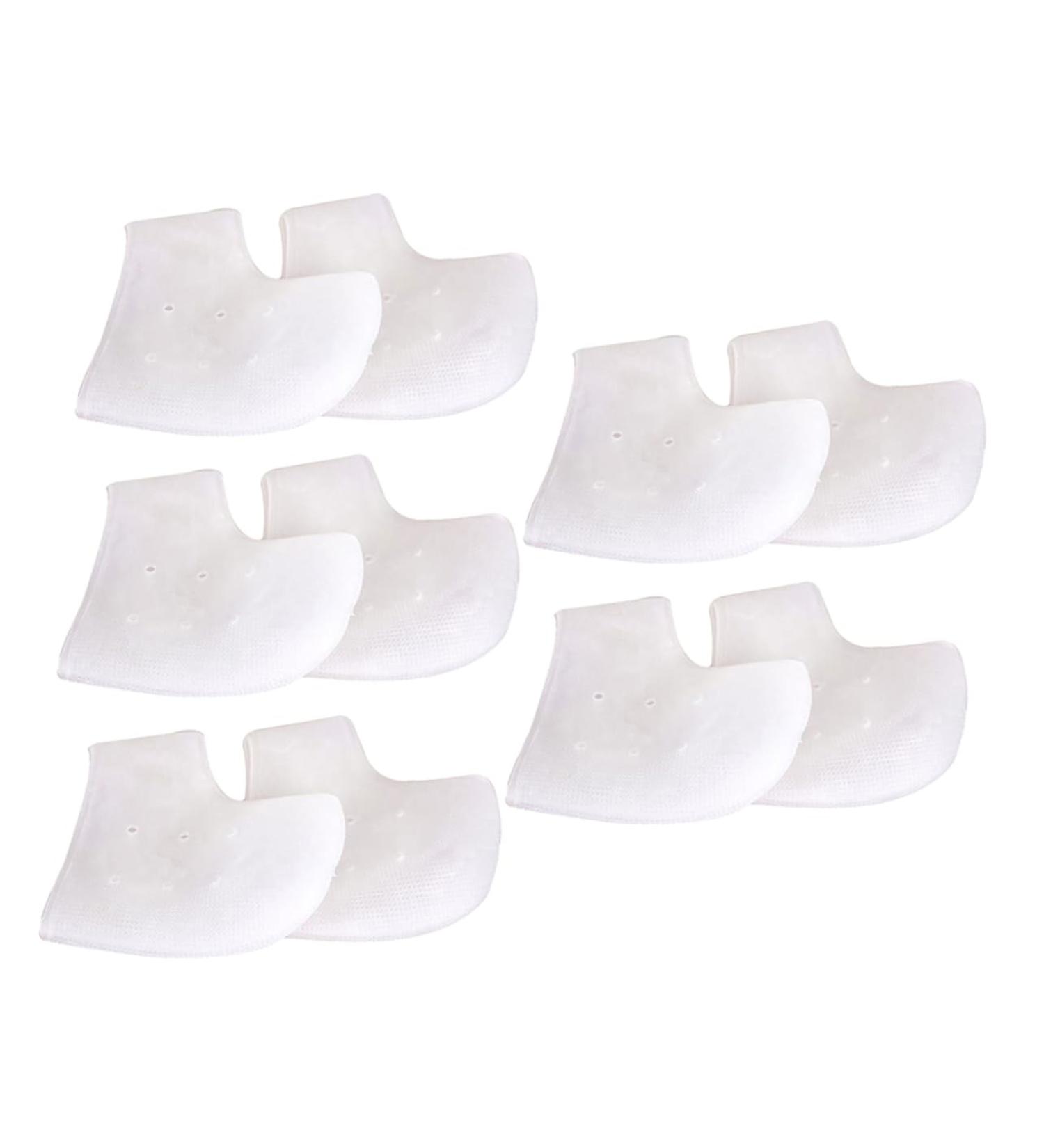 Beavorty 5 Pairs High Heel Socks Gel Heel Cushion Silicone Socks Hydrating Socks Moisturizing Heel Socks Heel Anti-Cracking Socks Silicone Protective Foot Supplies - Buy Online on GoSupps.com