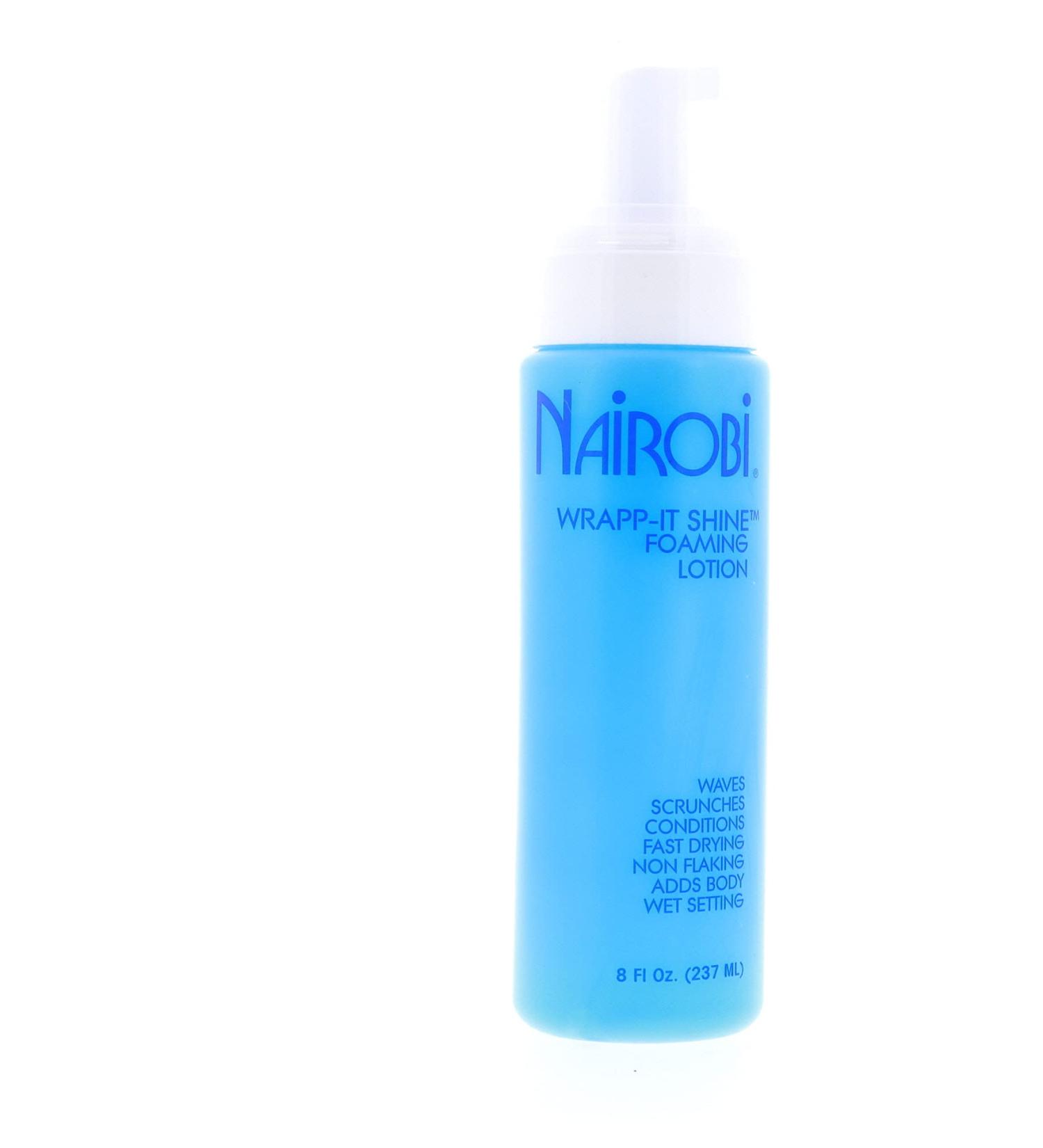 Nairobi Wrapp-It Shine Foaming Lotion 8oz - Best International Shipping for Smooth Shiny Hair - Buy Online on GoSupps.com
